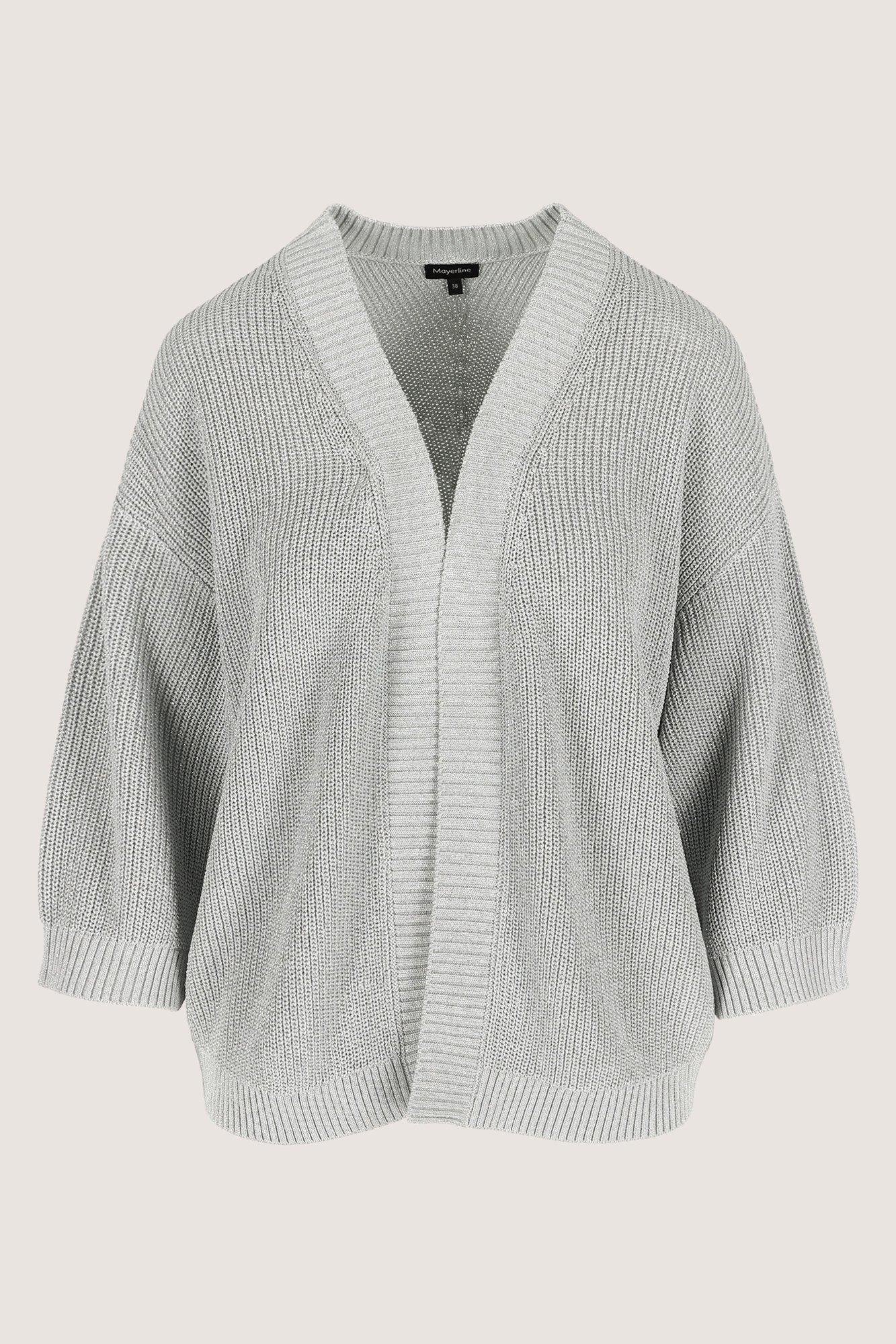Cardigan - A-lijncardigan met lurex