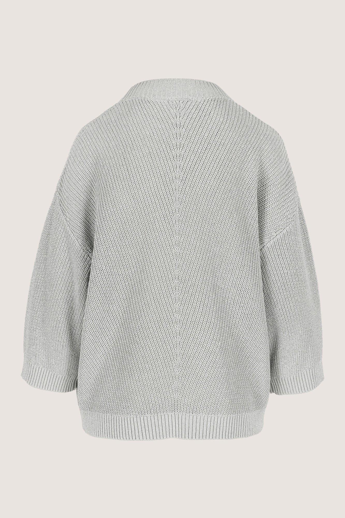 Cardigan - A-lijncardigan met lurex