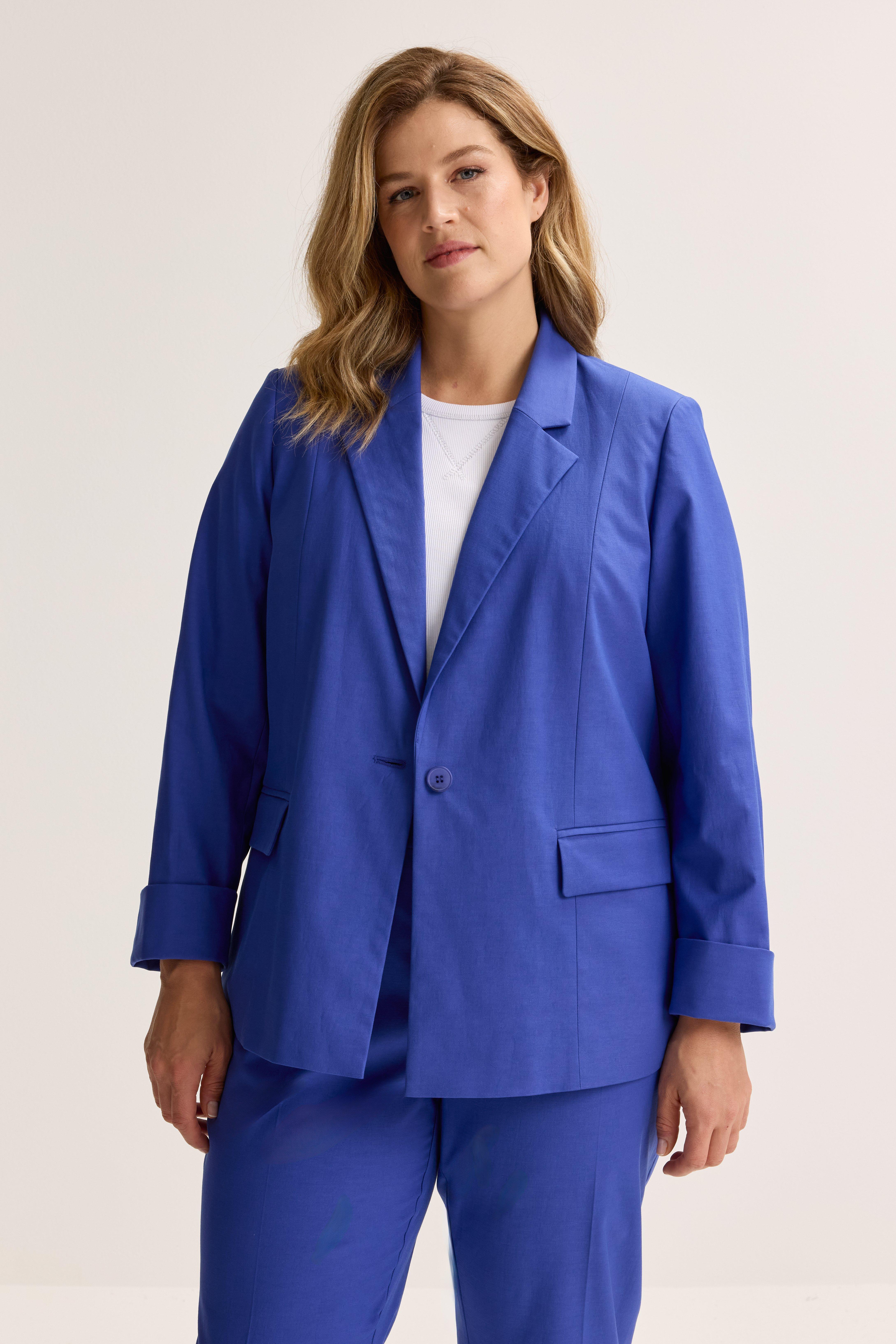 Long blazer avec stretch