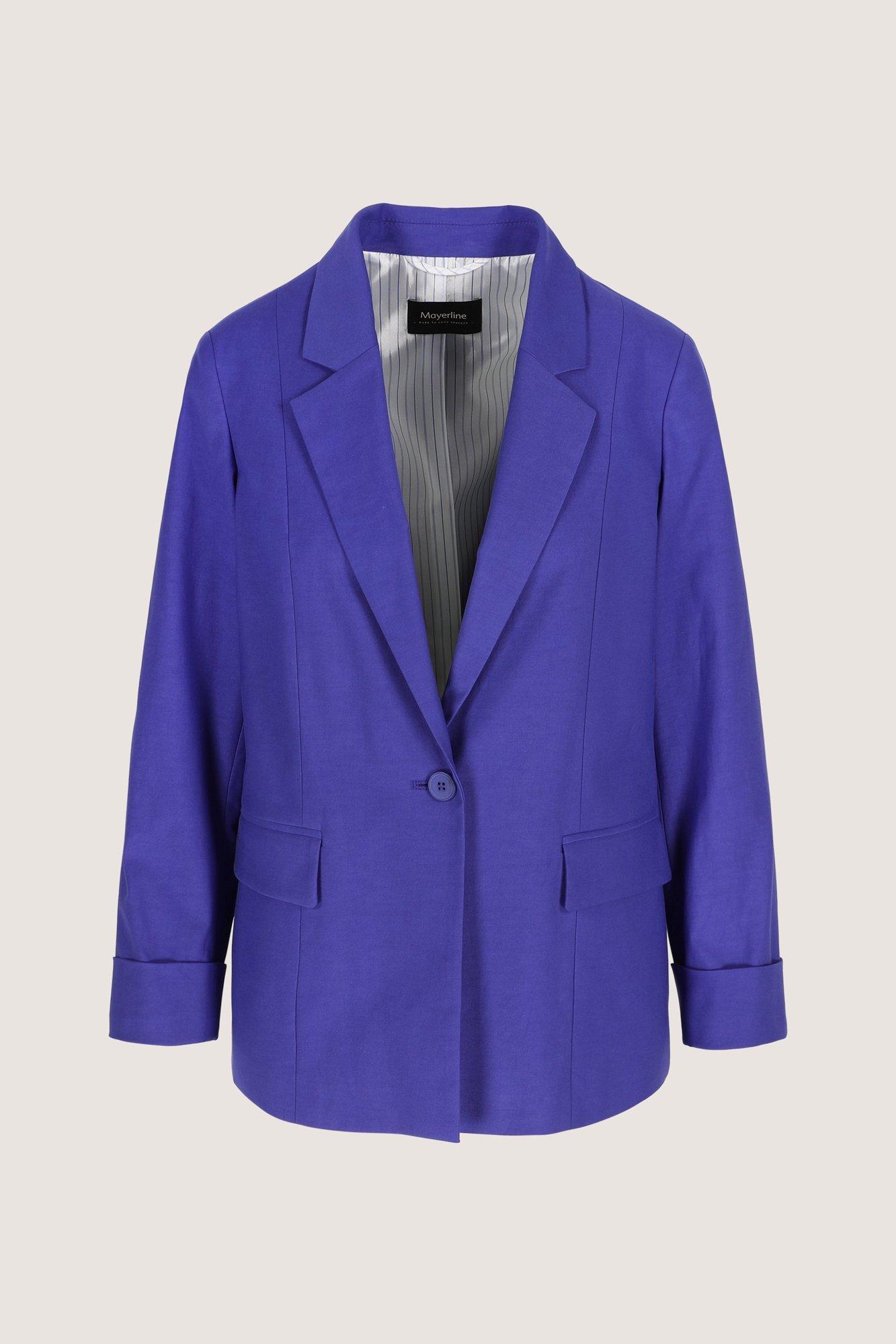 Blazers - Lange blazer met stretch