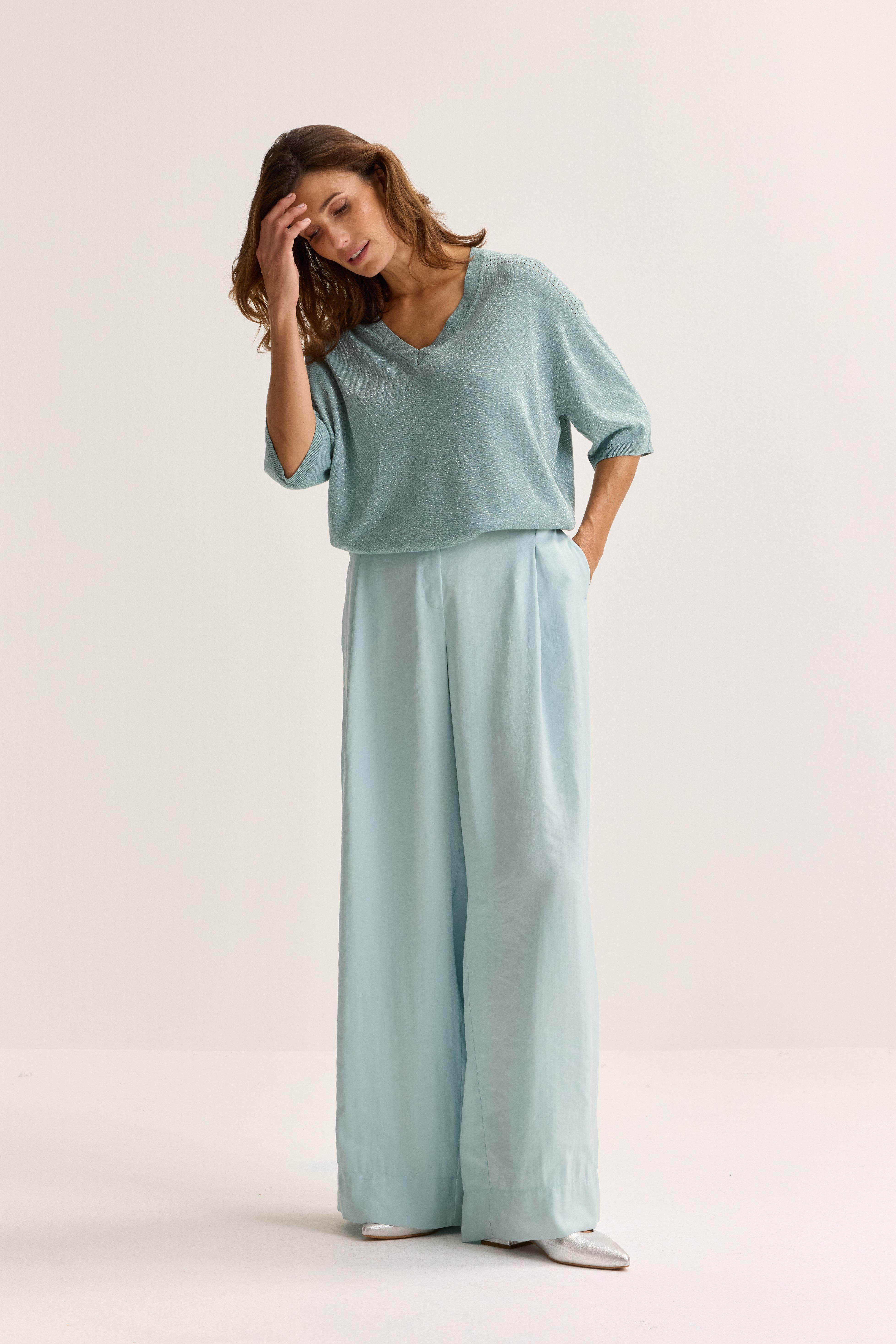 Mayerline Wijde Broek Met Bandplooi