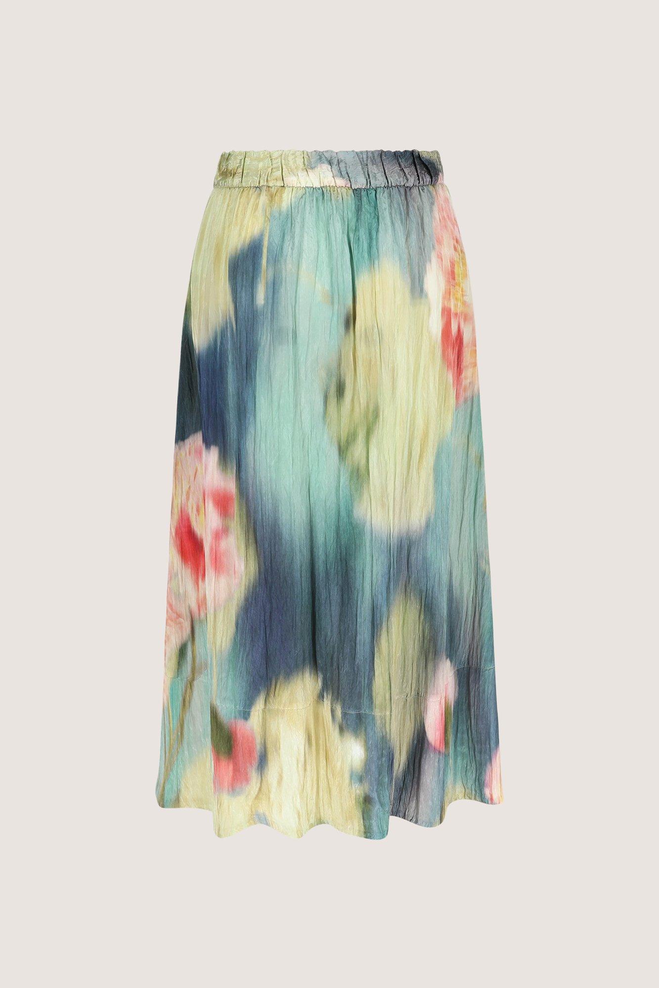 Rokken - Crinkle rok met bandplooien