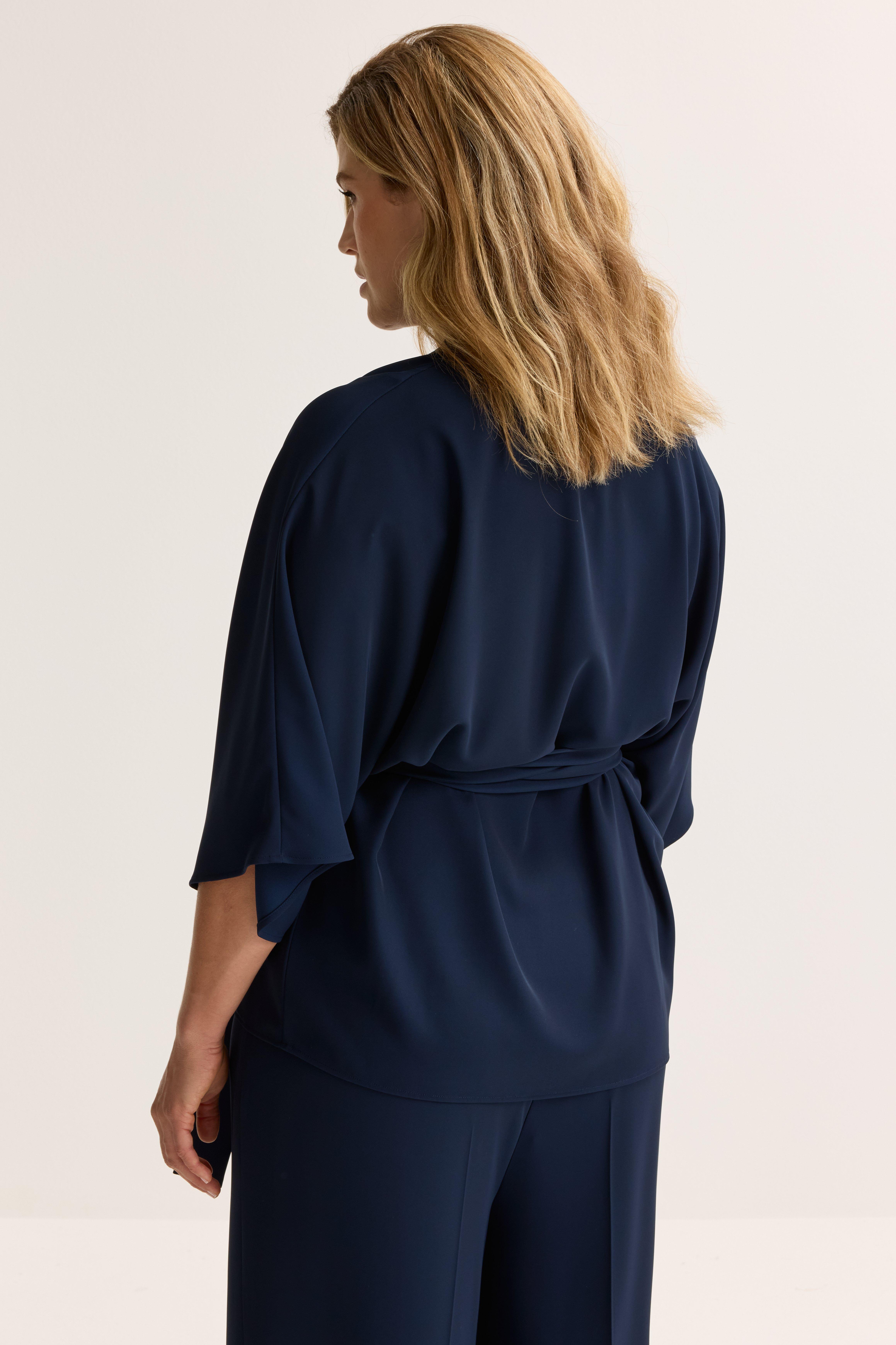 Hemden - V-halstuniek met vlindermouw