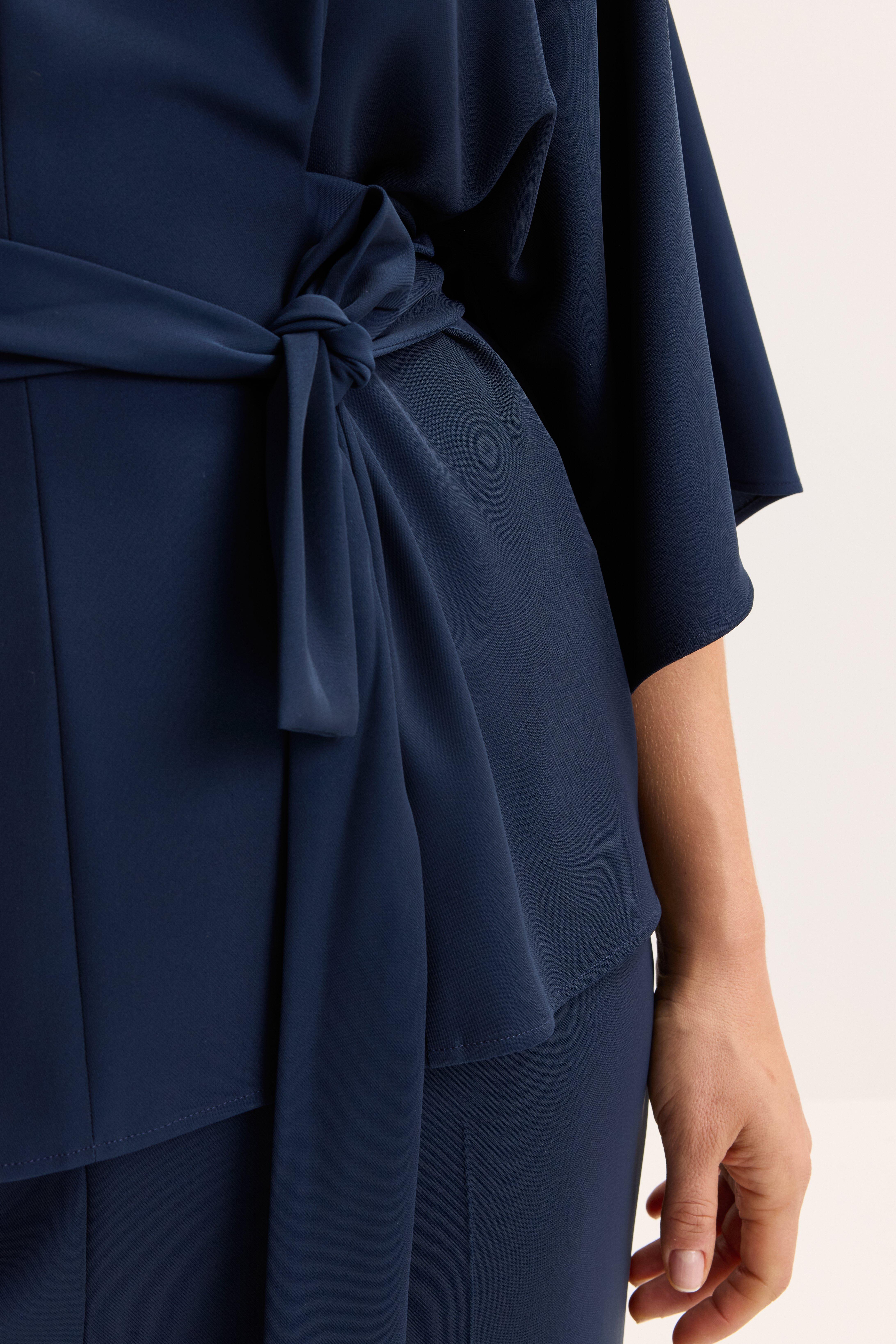 Hemden - V-halstuniek met vlindermouw