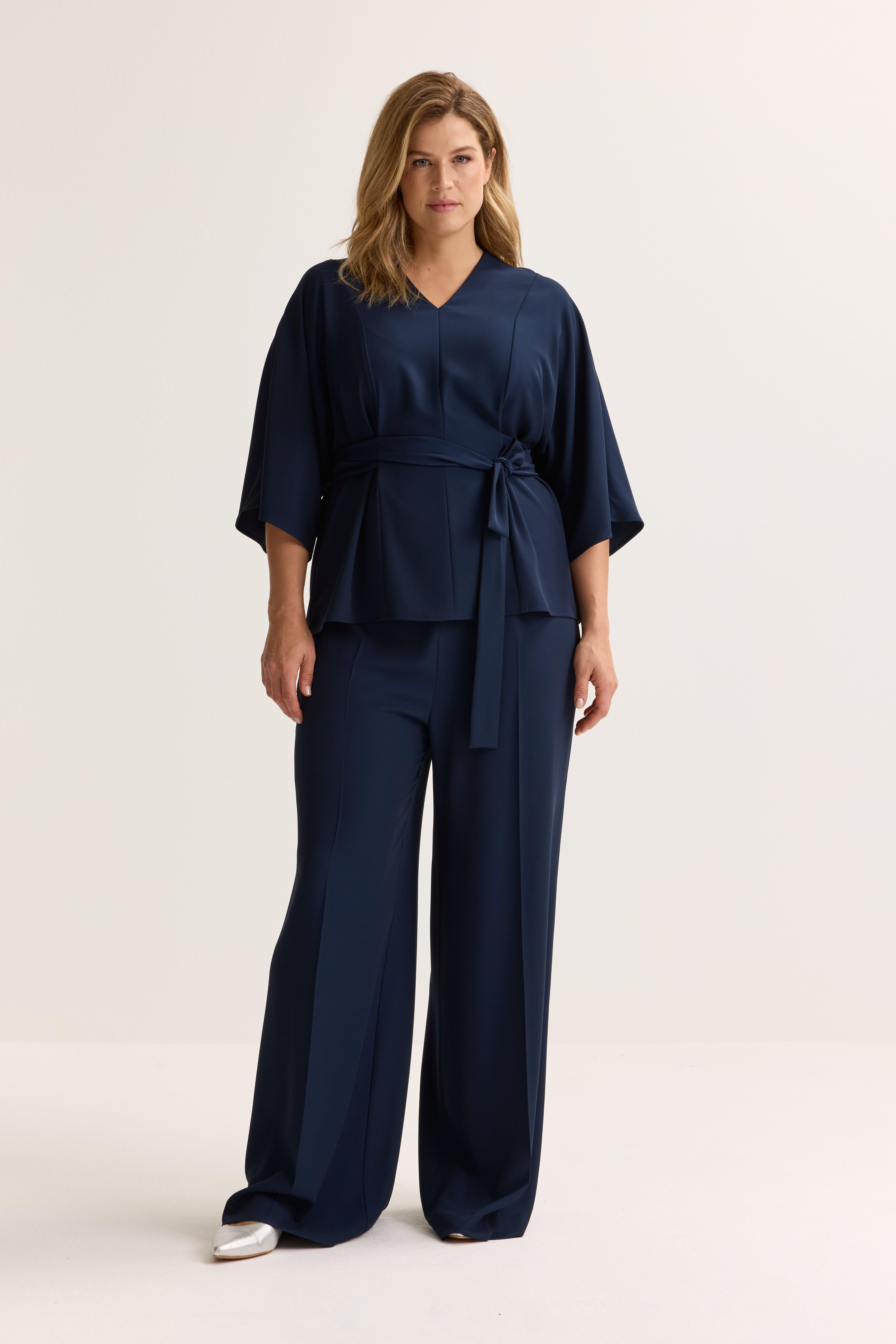 Hemden - V-halstuniek met vlindermouw