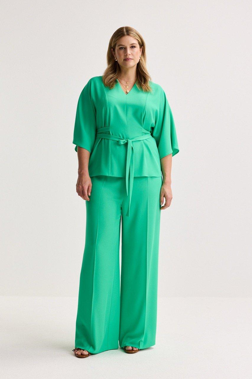 Hemden - V-halstuniek met vlindermouw