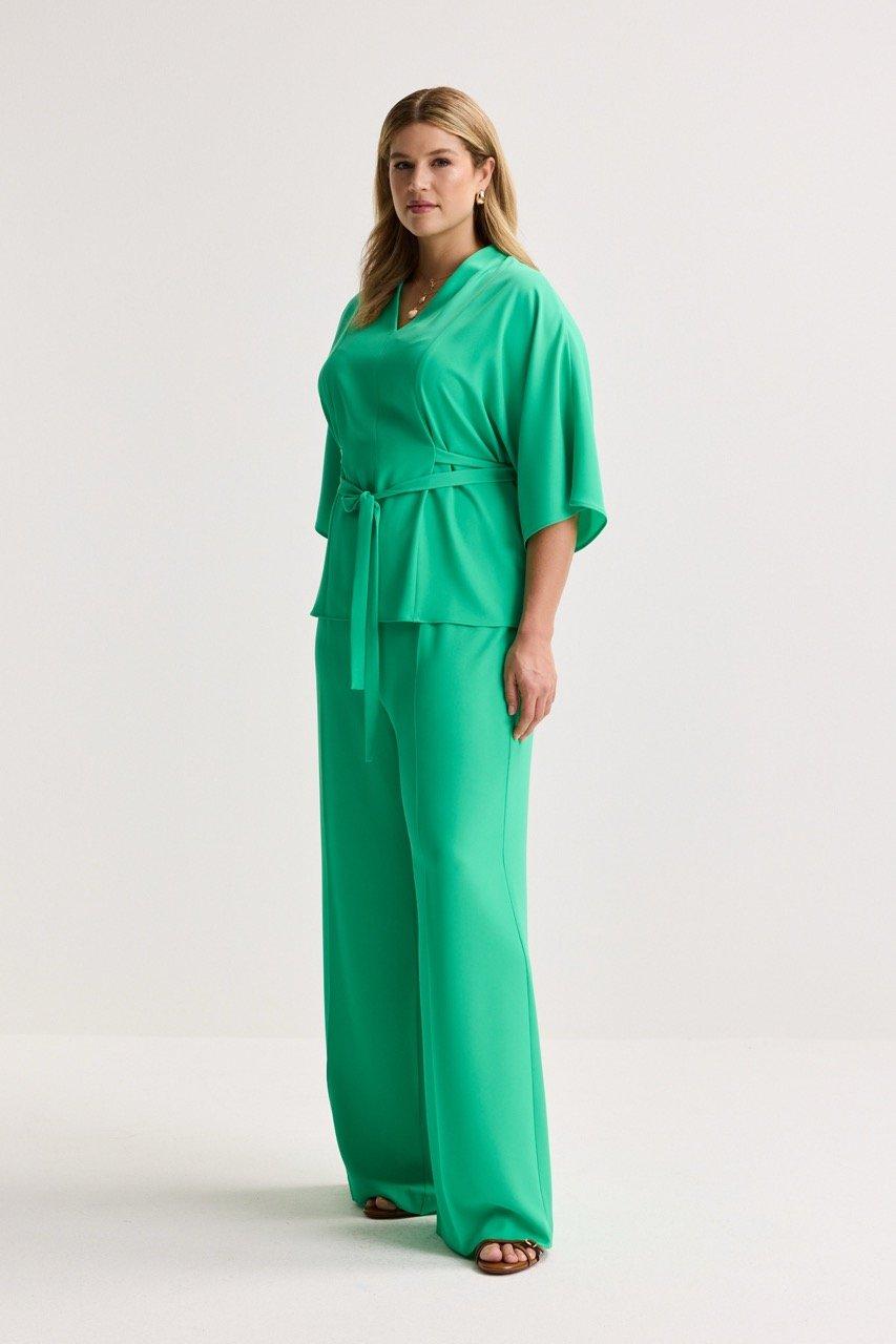 Hemden - V-halstuniek met vlindermouw