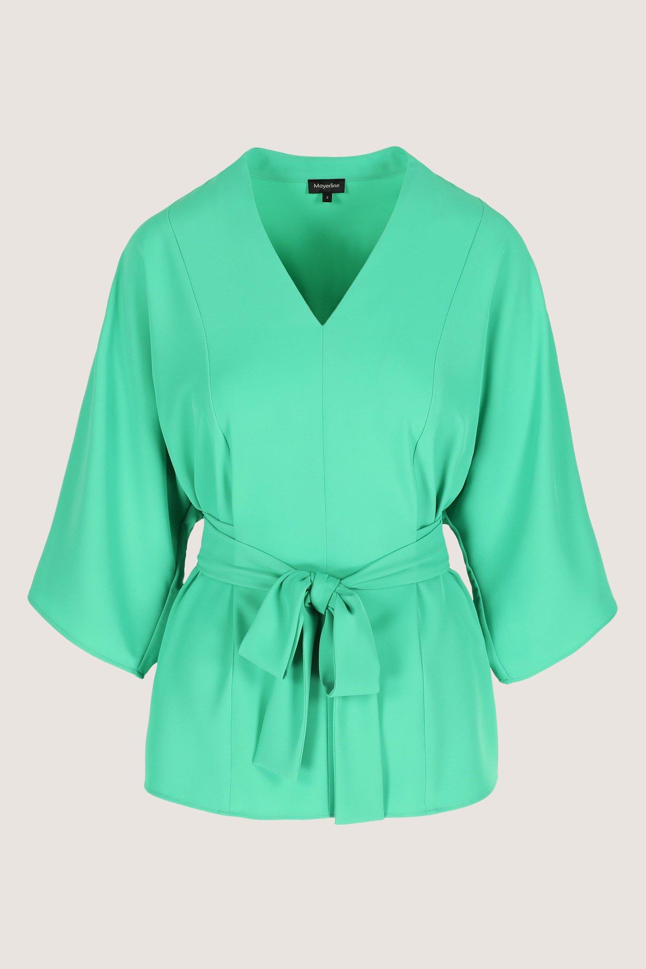 Hemden - V-halstuniek met vlindermouw