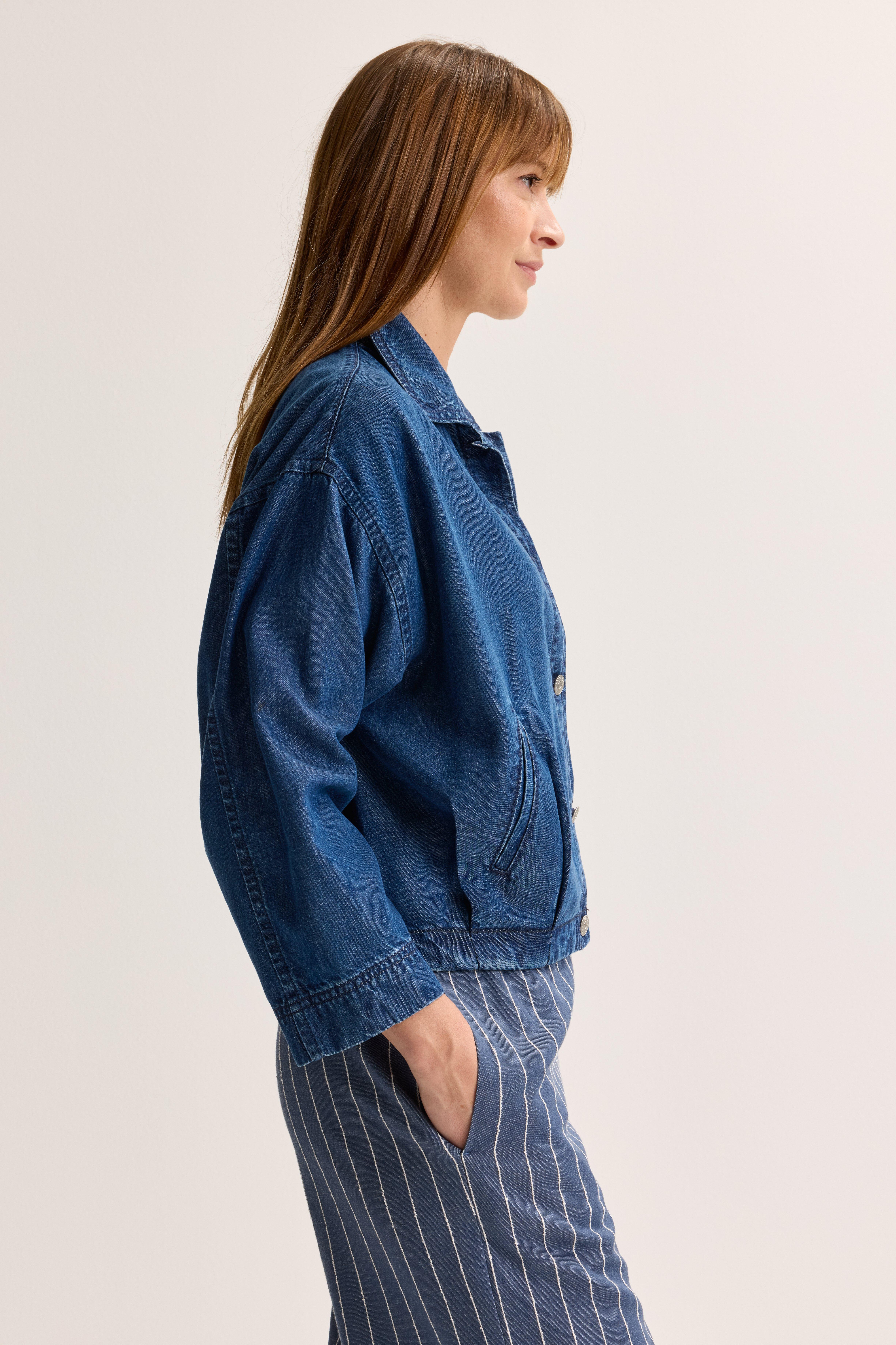 Blazers - Veste denim en lyocell