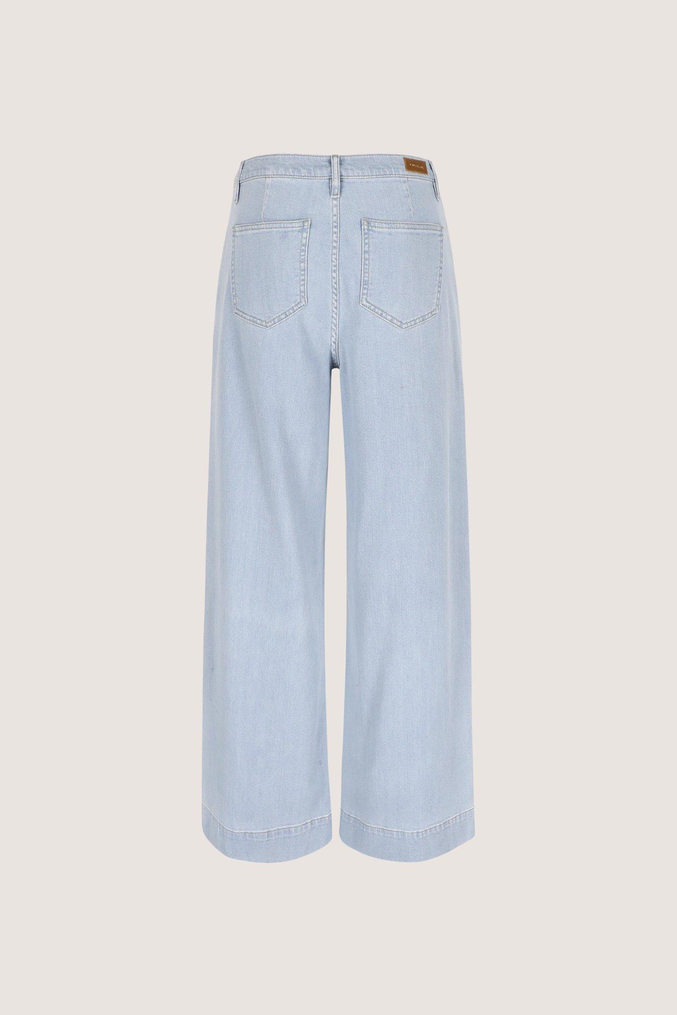 Pantalons - Jeans &eacute;vas&eacute; en denim stretch