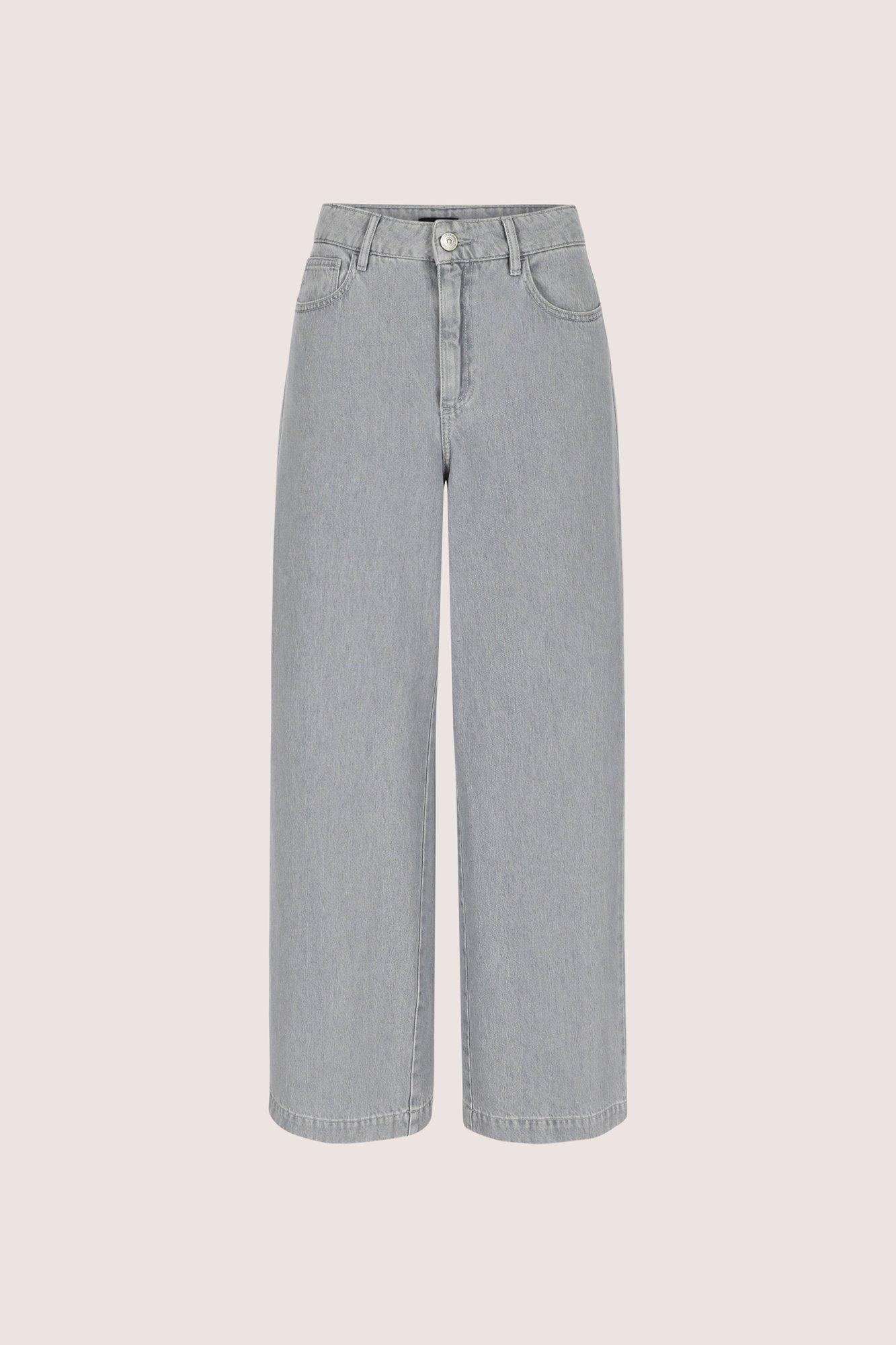 Broeken - Wijde jeans in stretchdenim