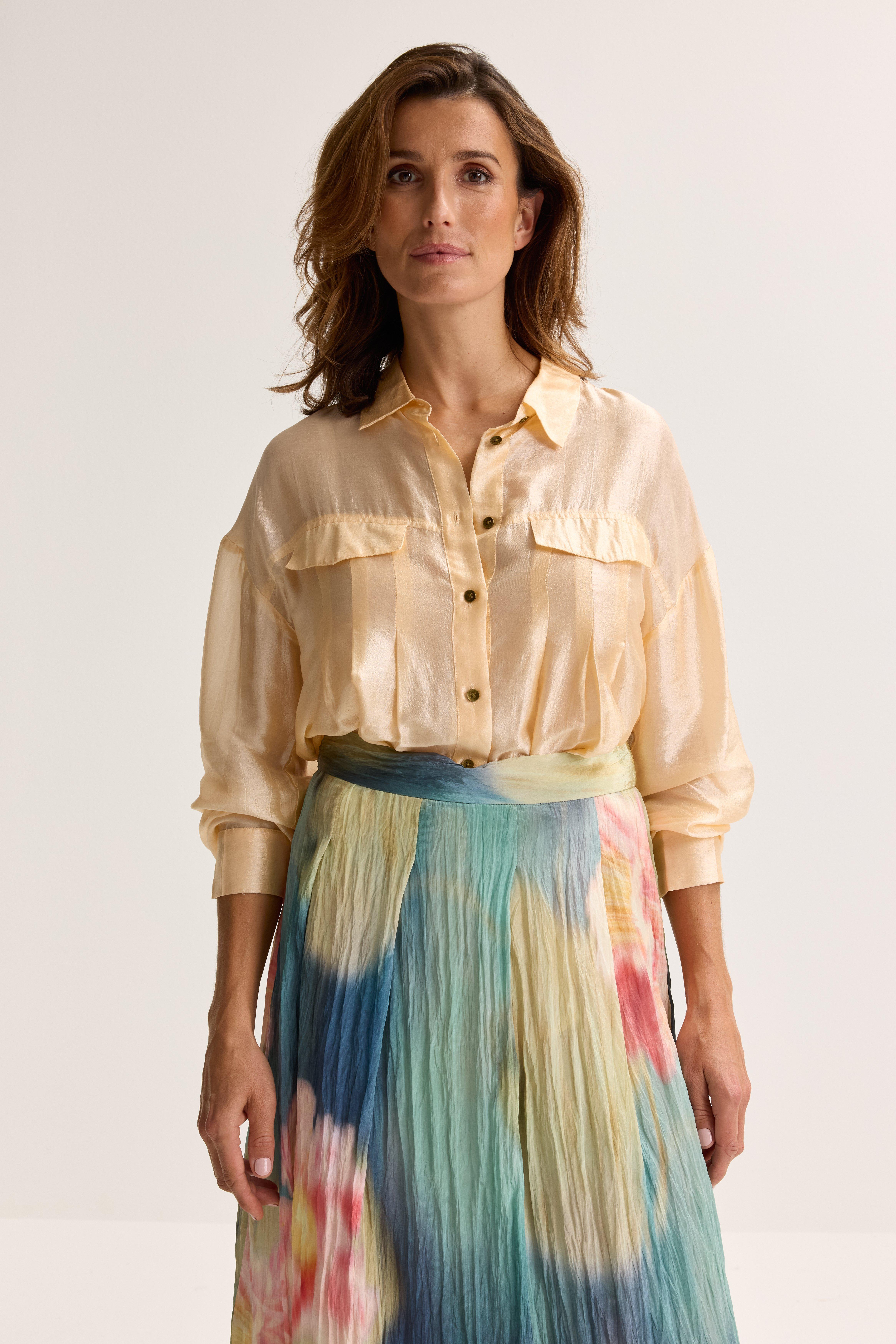 Mayerline Lange Hemdblouse In Cupro