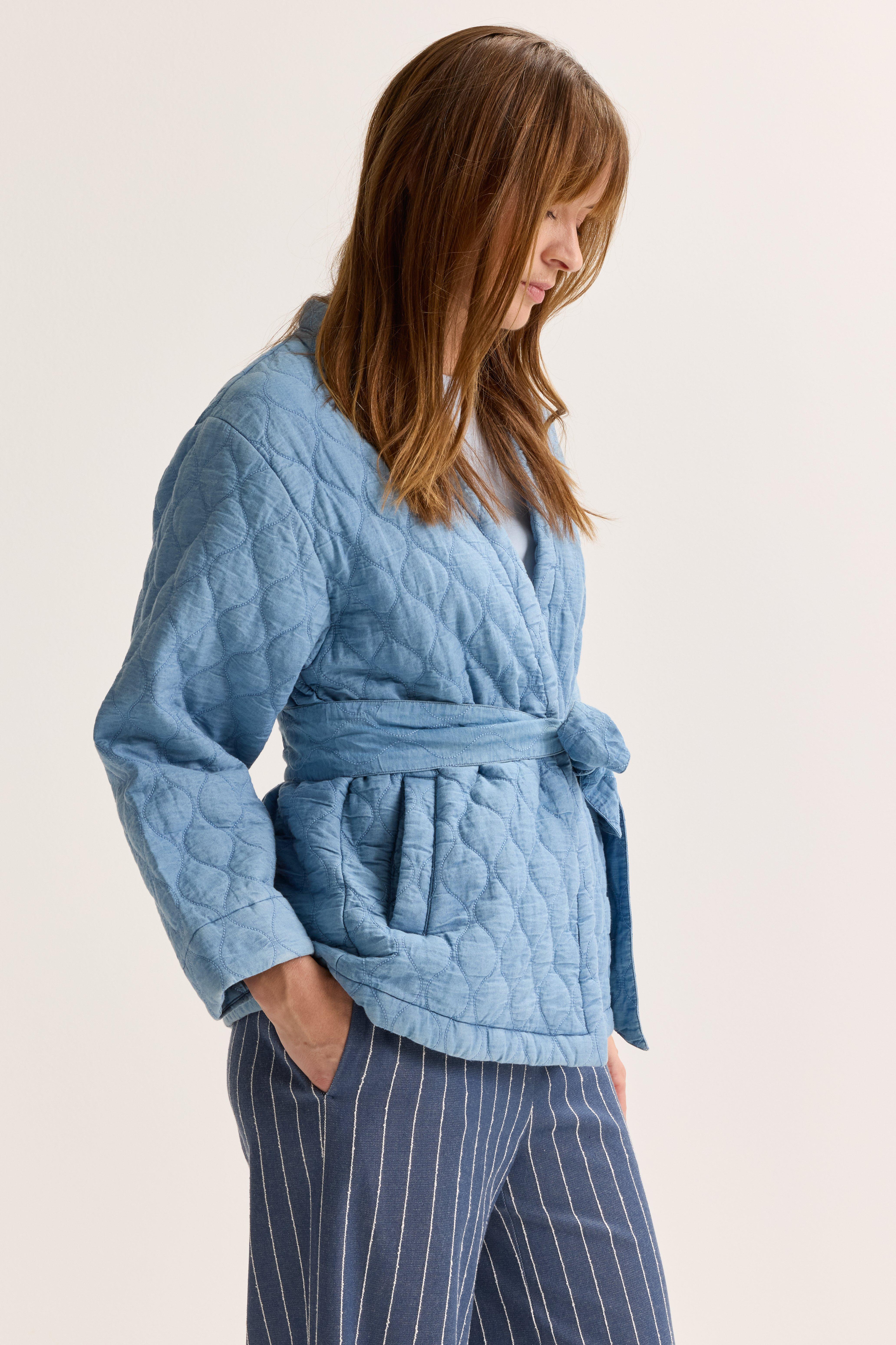 Cardigan - Doorstikt kimonojasje