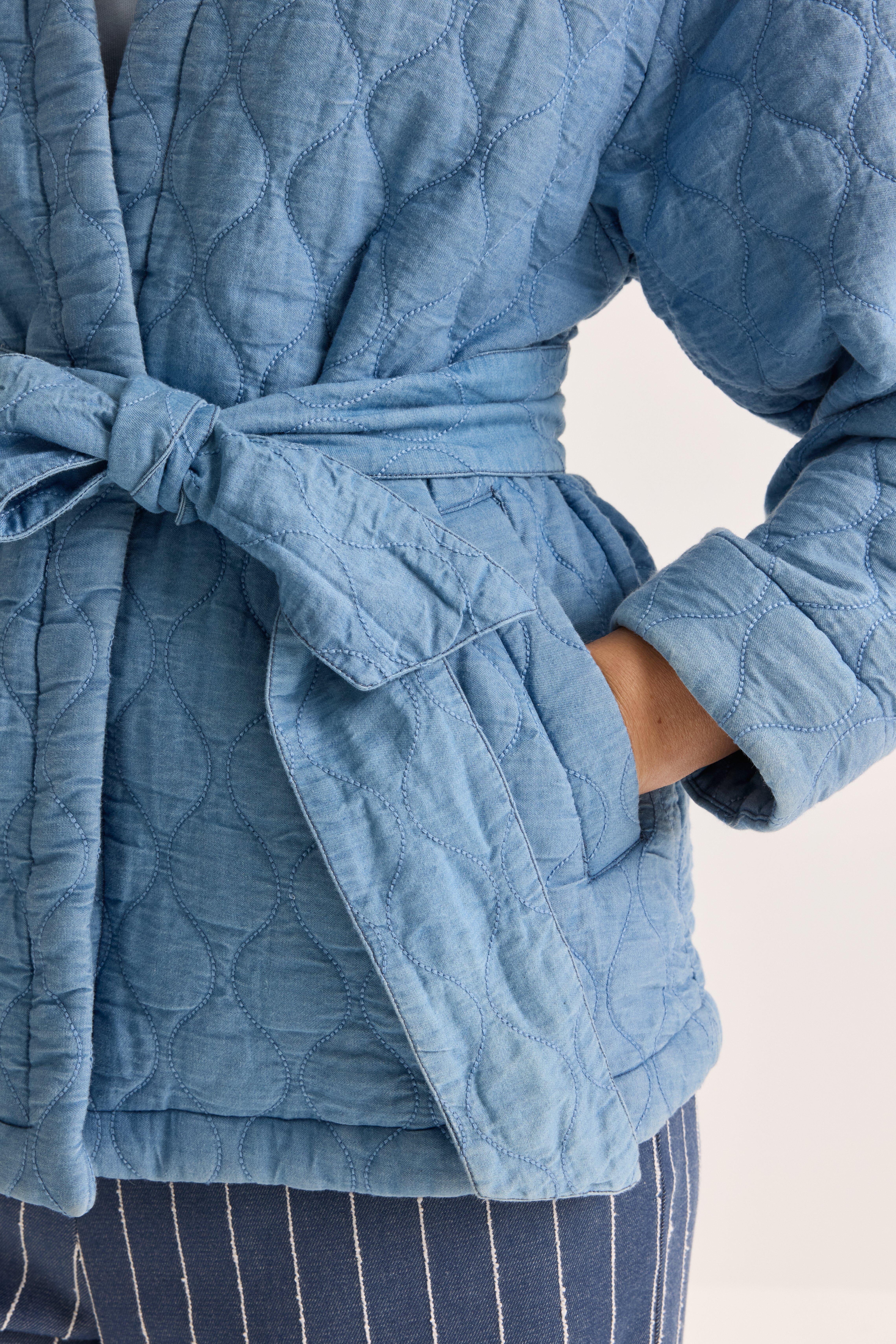 Cardigans - Veste kimono matelass&eacute;e