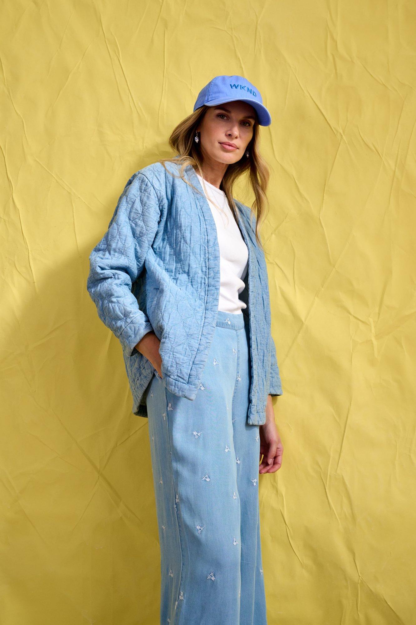 Cardigan - Doorstikt kimonojasje