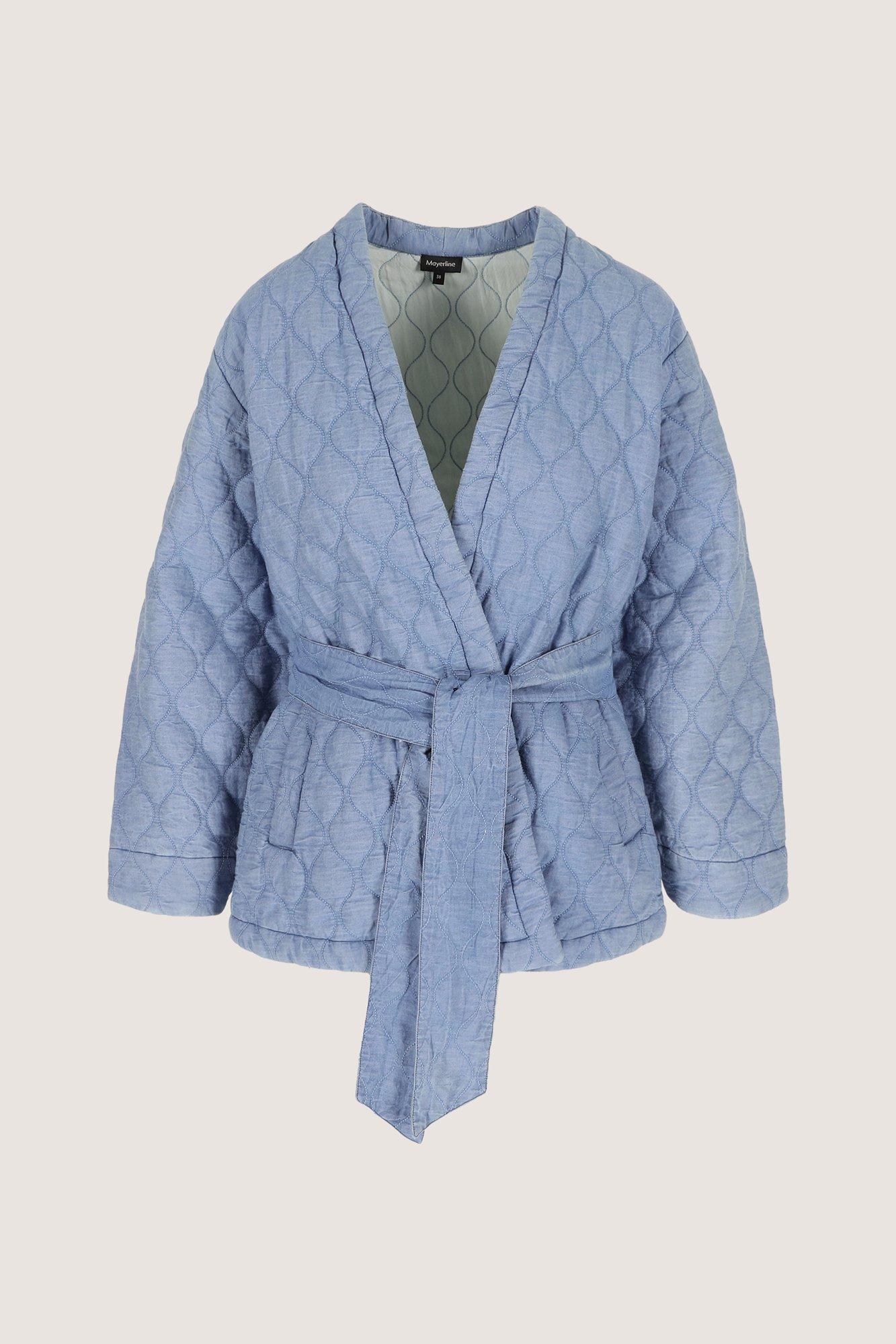 Cardigan - Doorstikt kimonojasje