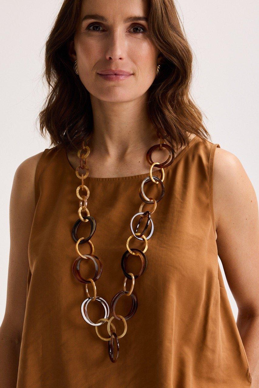 Sweatvest - Top long en m&eacute;lange modal