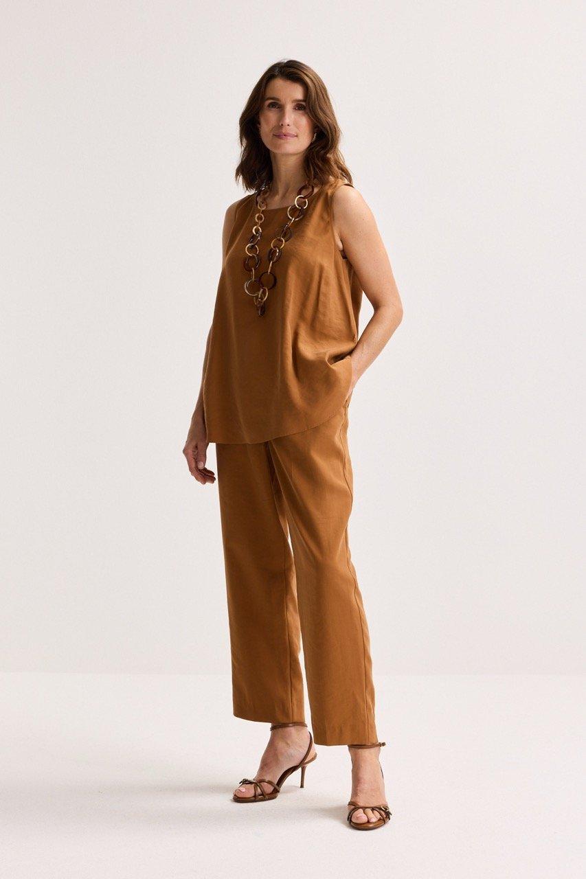 Sweatvest - Top long en m&eacute;lange modal