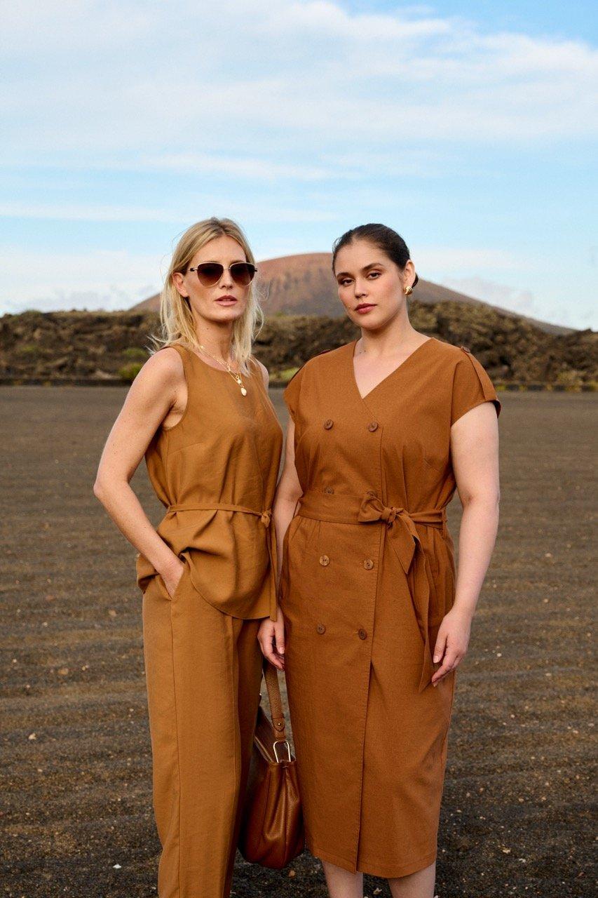 Sweatvest - Lange top in modalmix