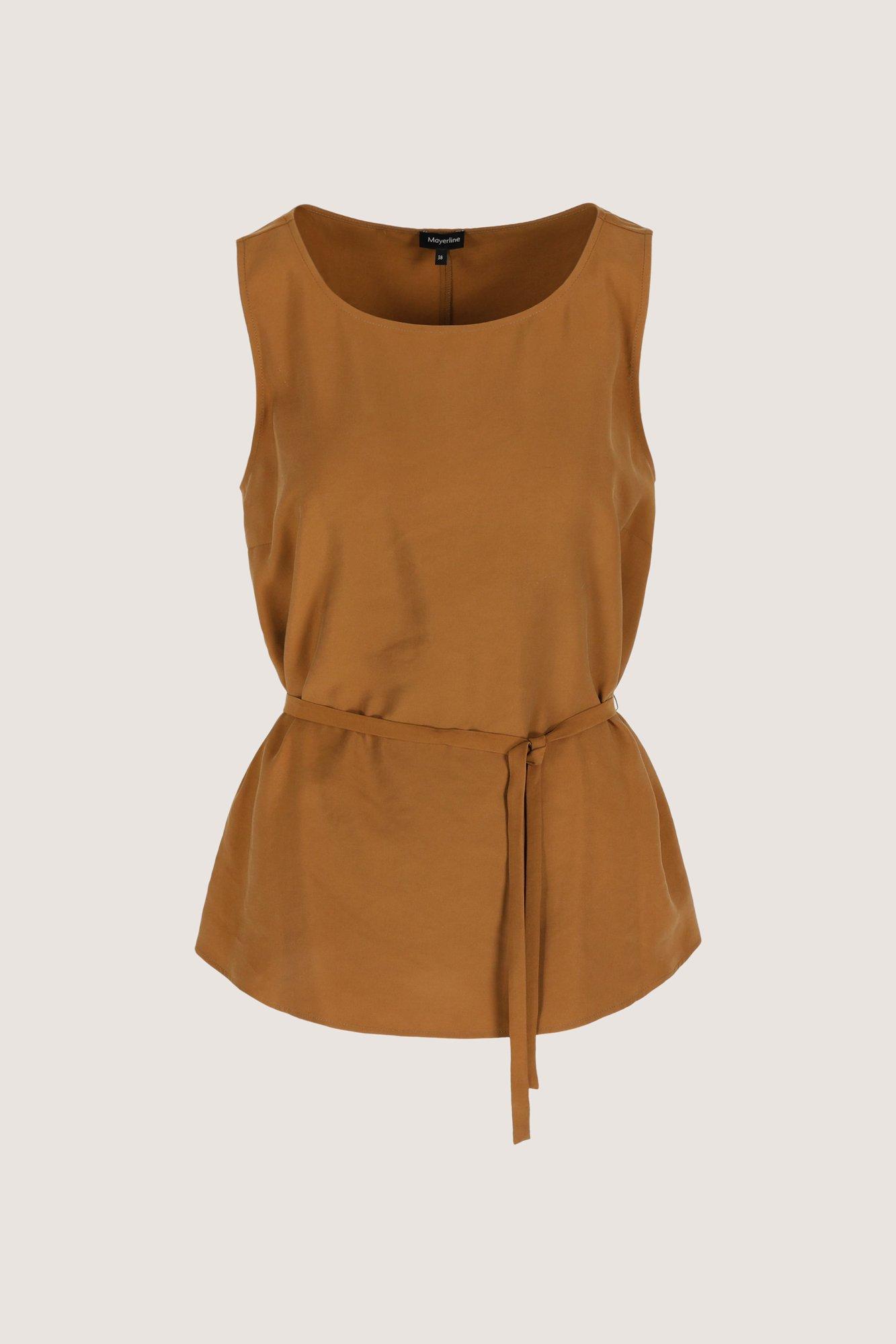 Sweatvest - Top long en m&eacute;lange modal