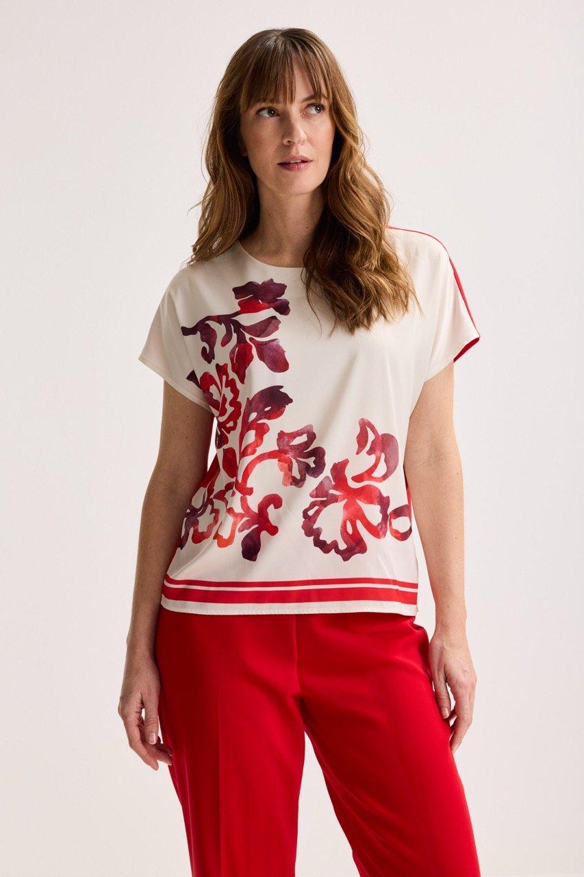 Mayerline T-shirtblouse Met Bloemenprint