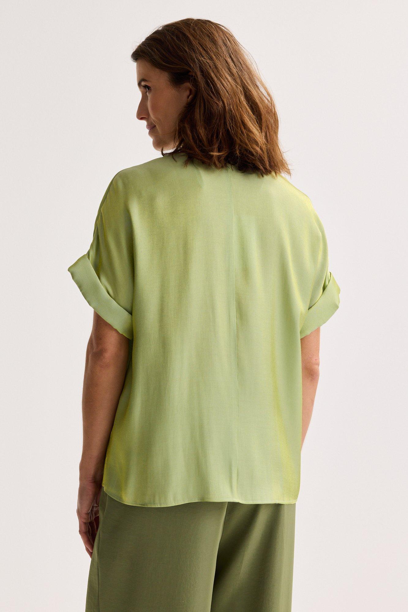 Chemises - Blouse scintillante en satin