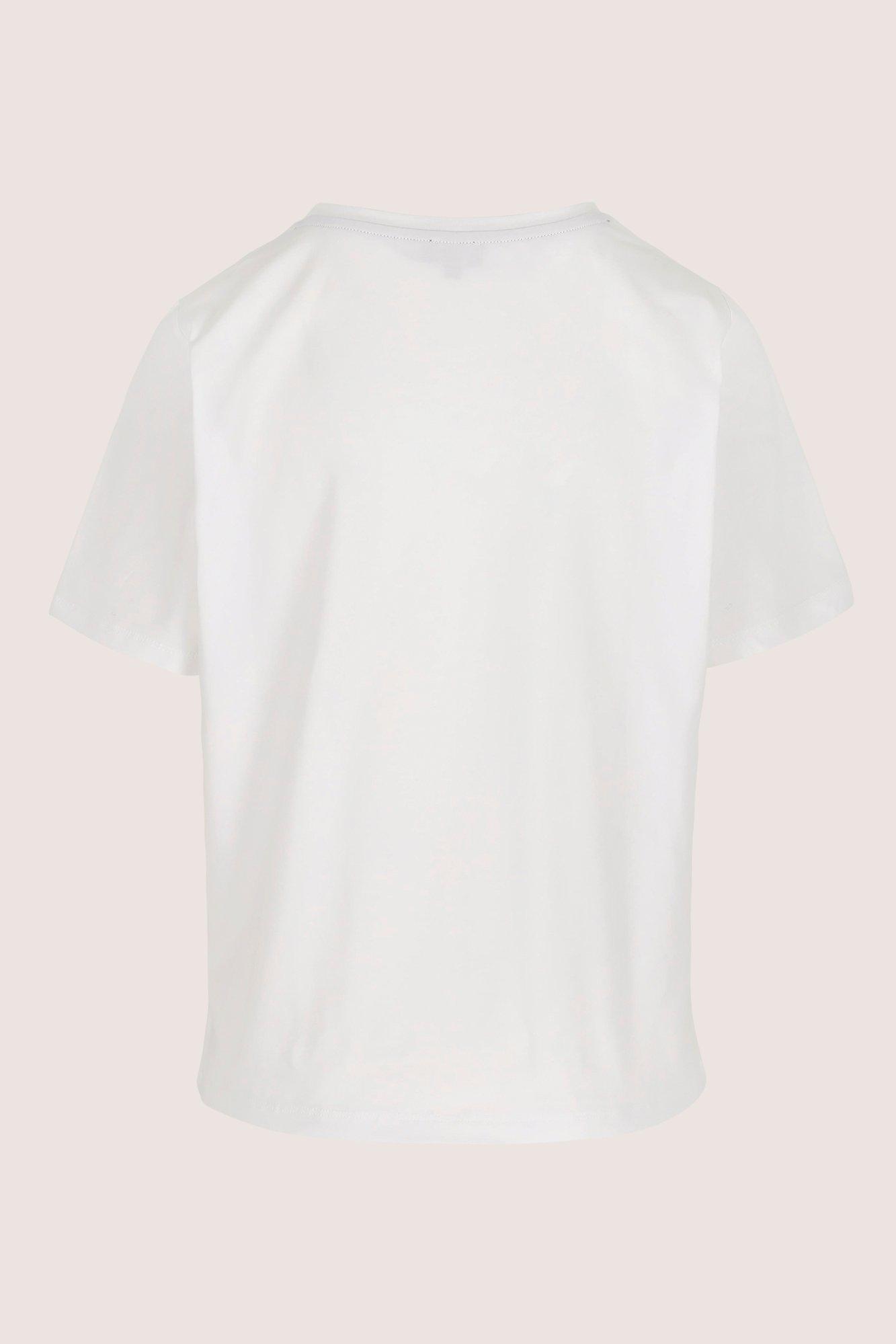 Sweatvest - T-shirt met borduurwerk