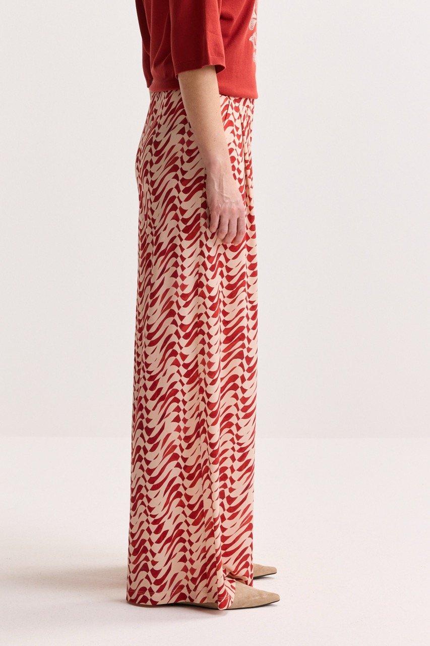 Pantalons - Pantalon &agrave; pinces imprim&eacute;