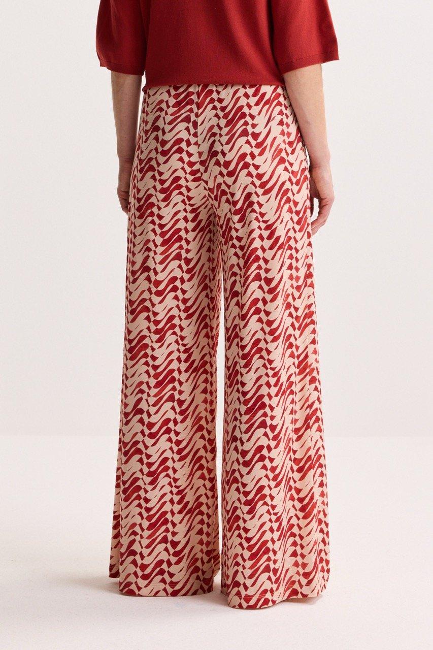 Pantalons - Pantalon &agrave; pinces imprim&eacute;