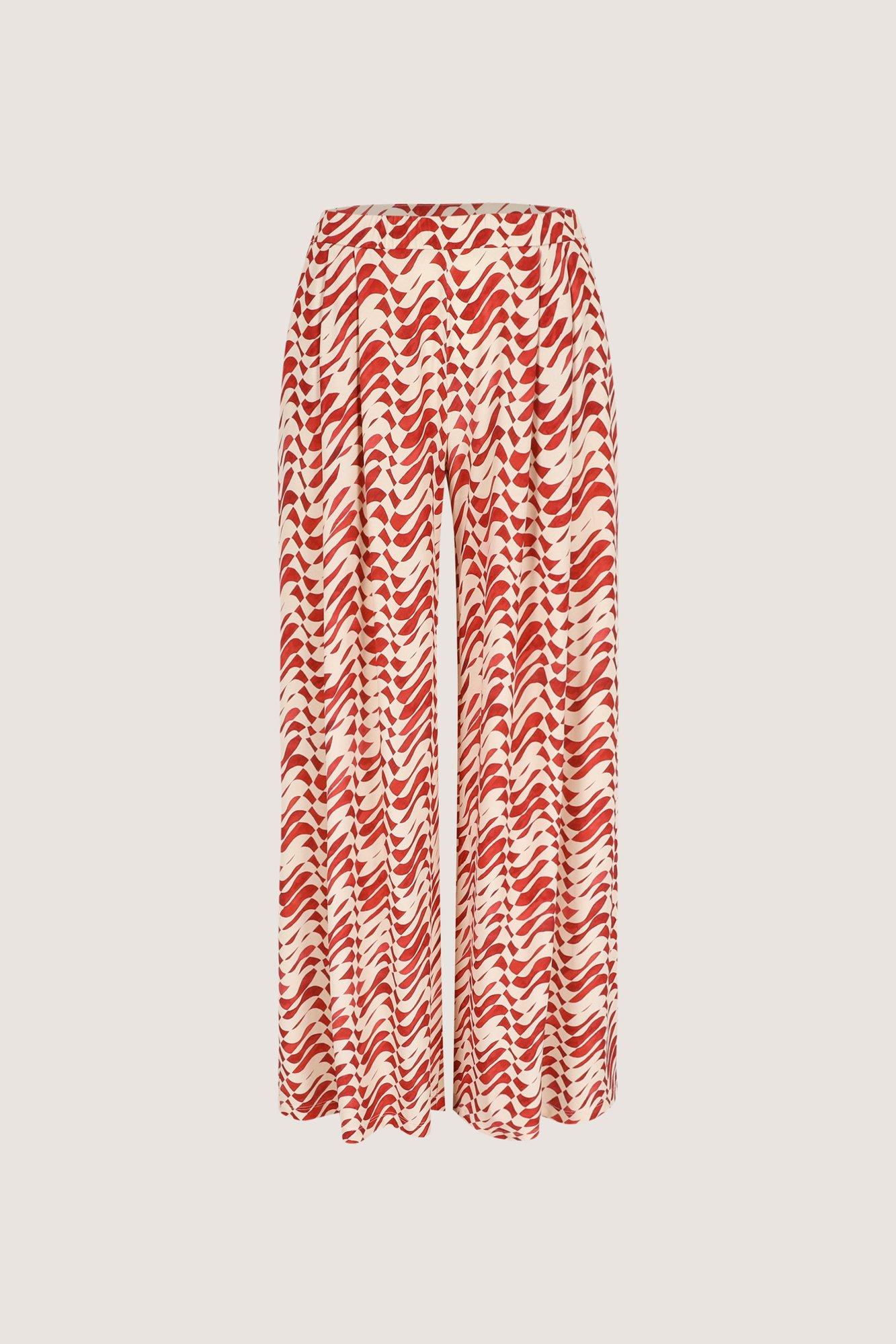 Pantalons - Pantalon &agrave; pinces imprim&eacute;