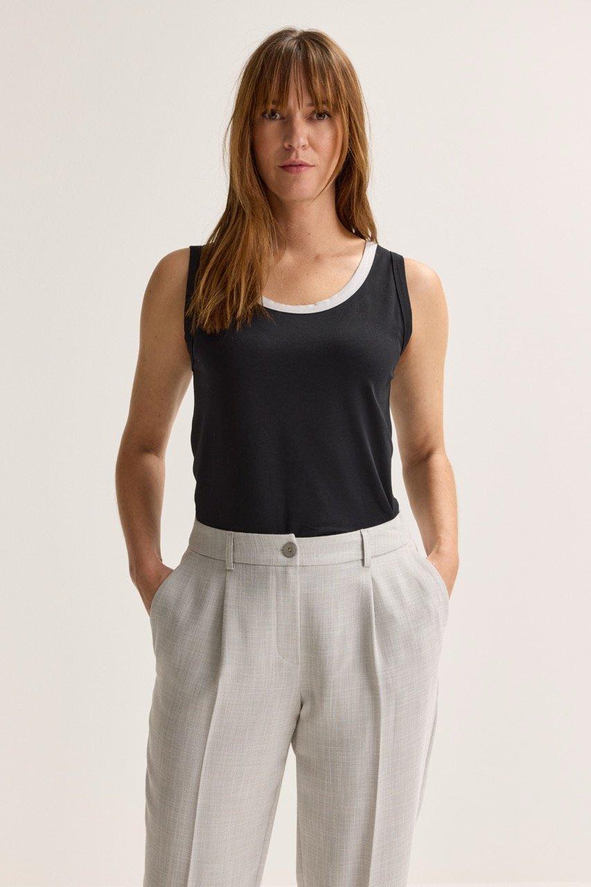 Mayerline Top Met Lurex Boord