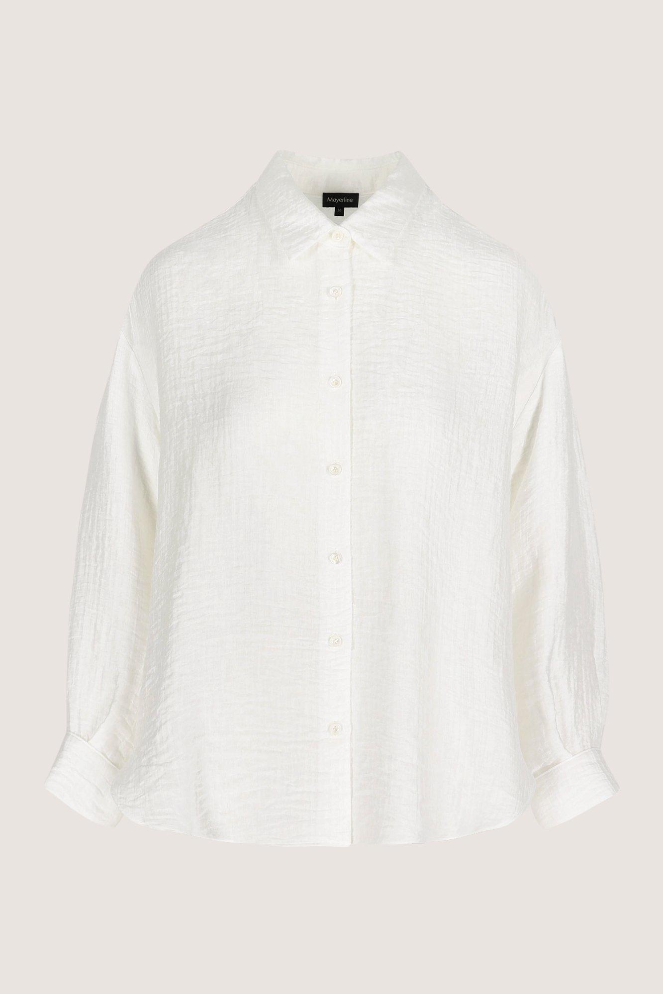 Mayerline Lang Hemd In Structuurstof