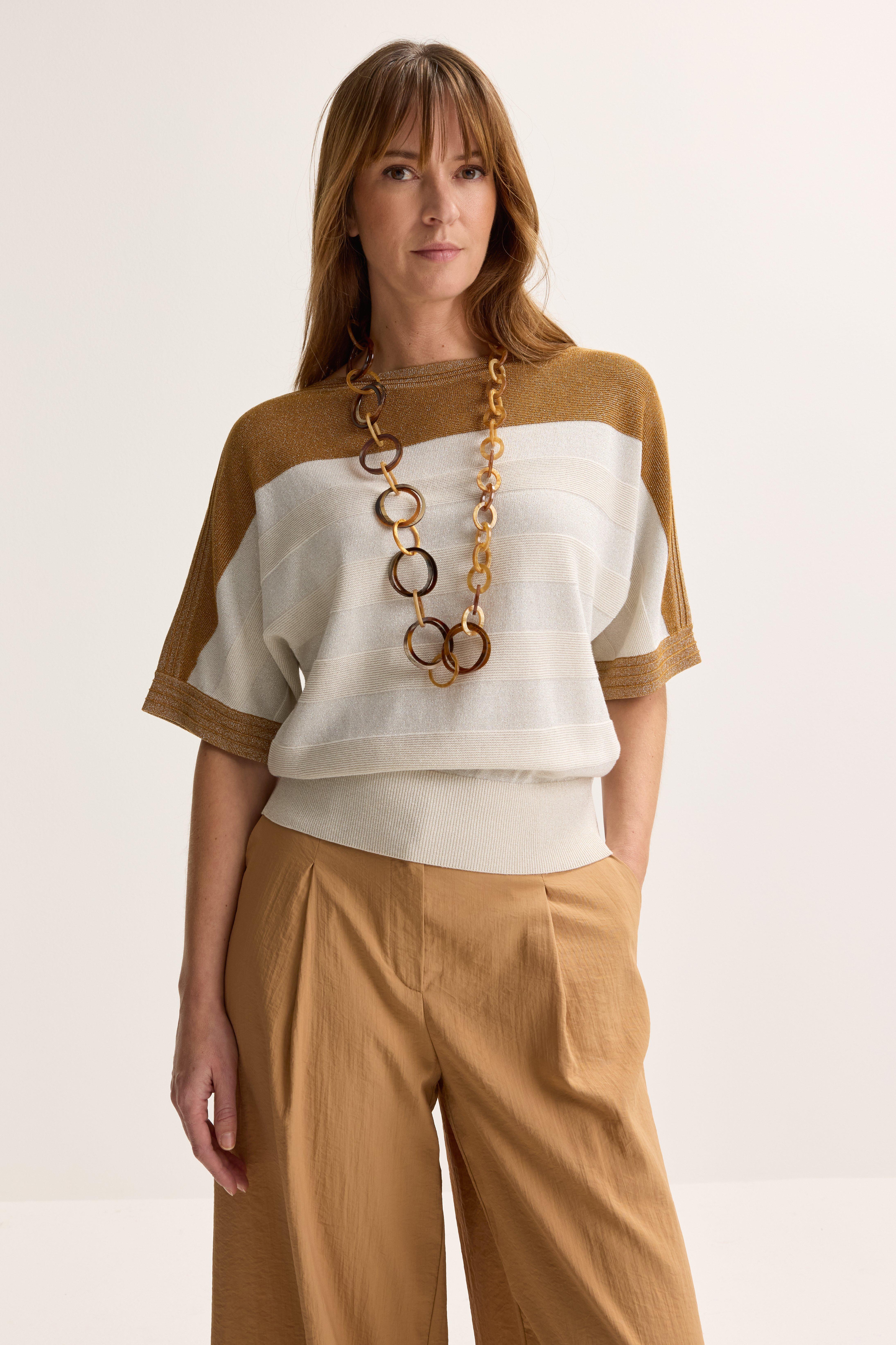 Pull chauve-souris en lurex