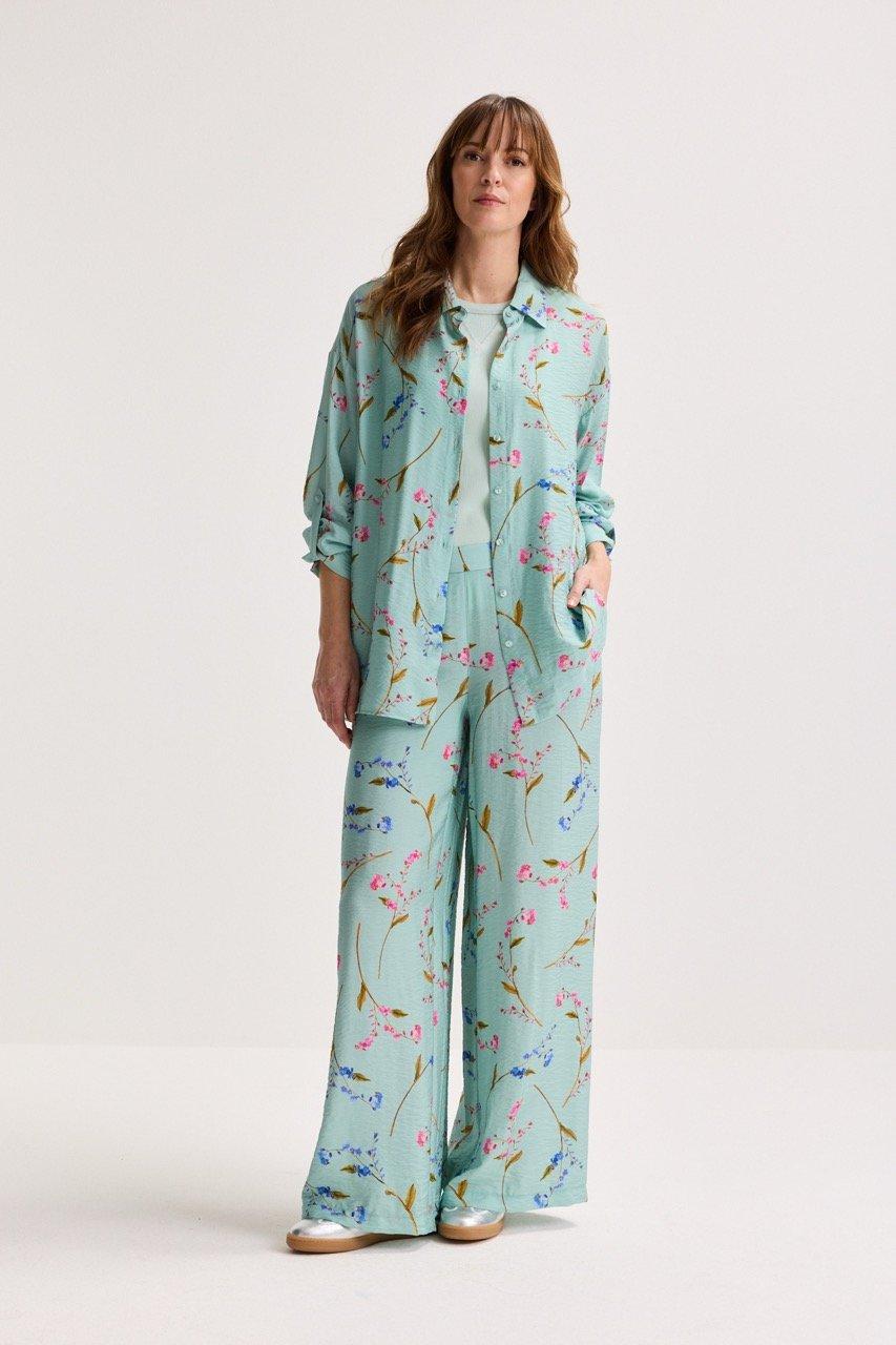 Hemden - Lang hemd met bloemen