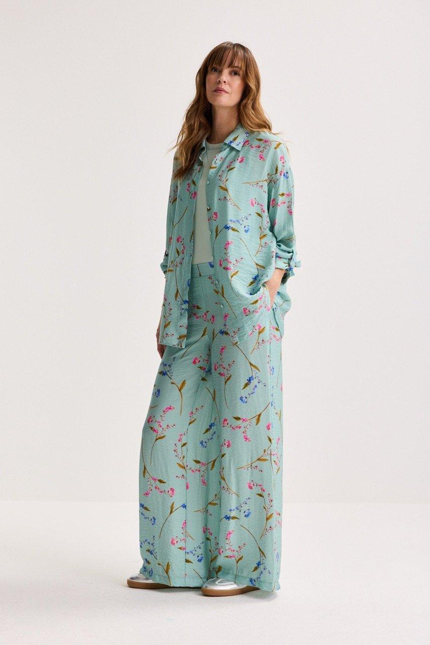 Hemden - Lang hemd met bloemen