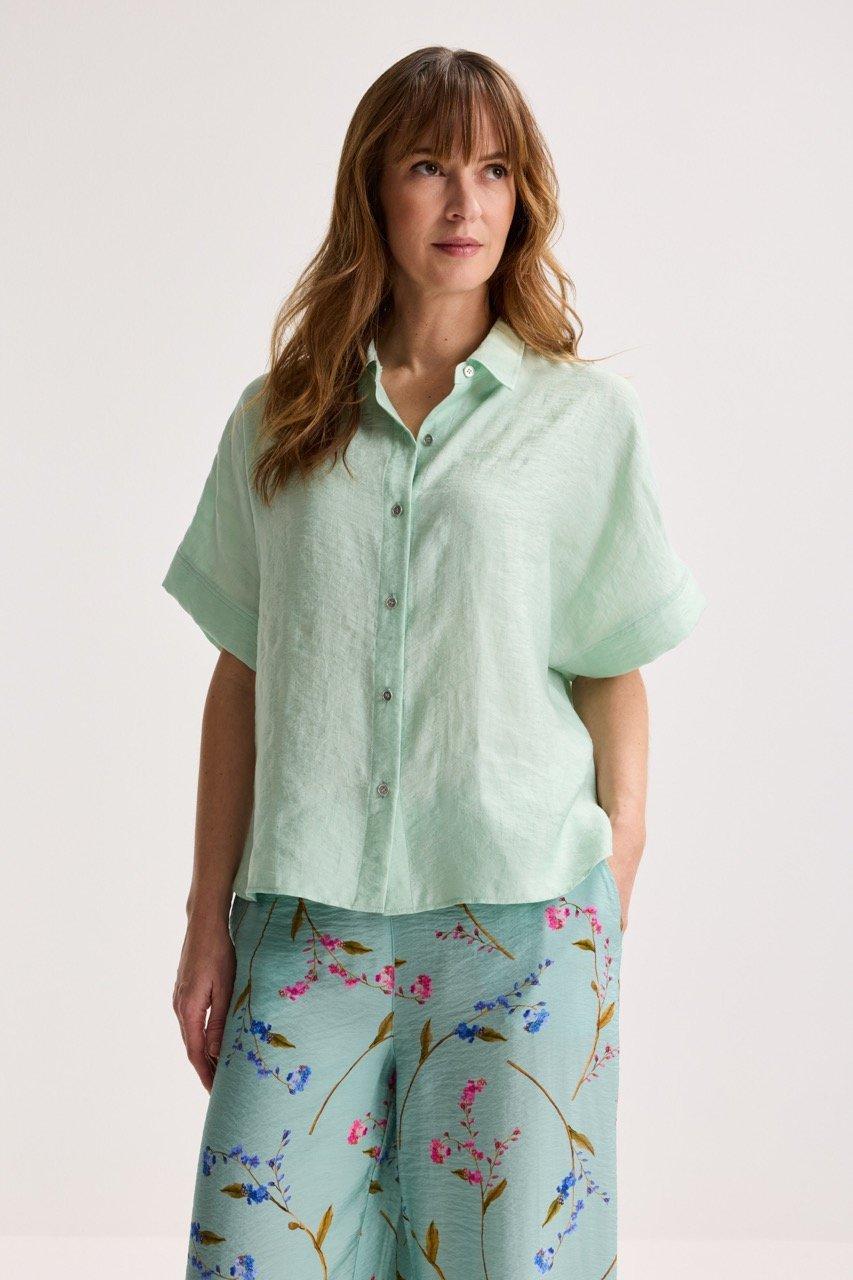 Chemisier &agrave; manches courtes