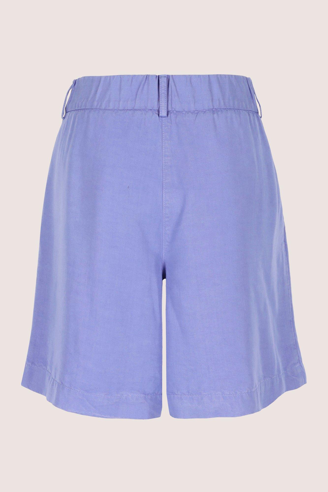 Broeken - short met bandplooien