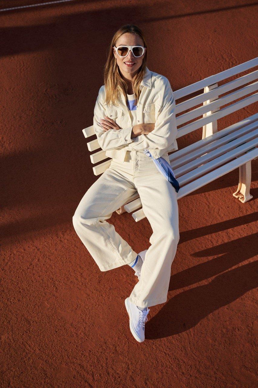 Pantalon 5 poches ample