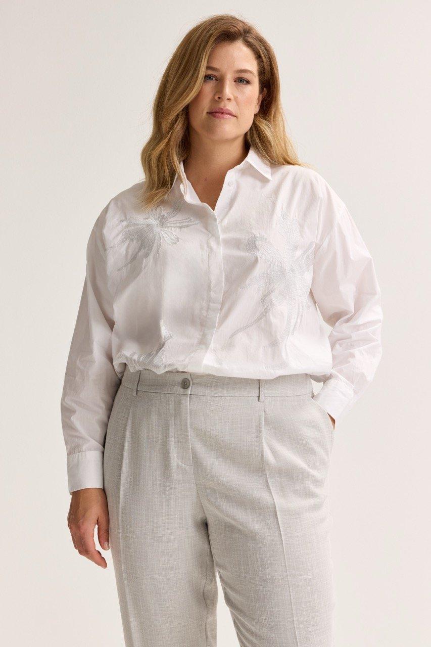 Chemises - Chemise brod&eacute;e en coton