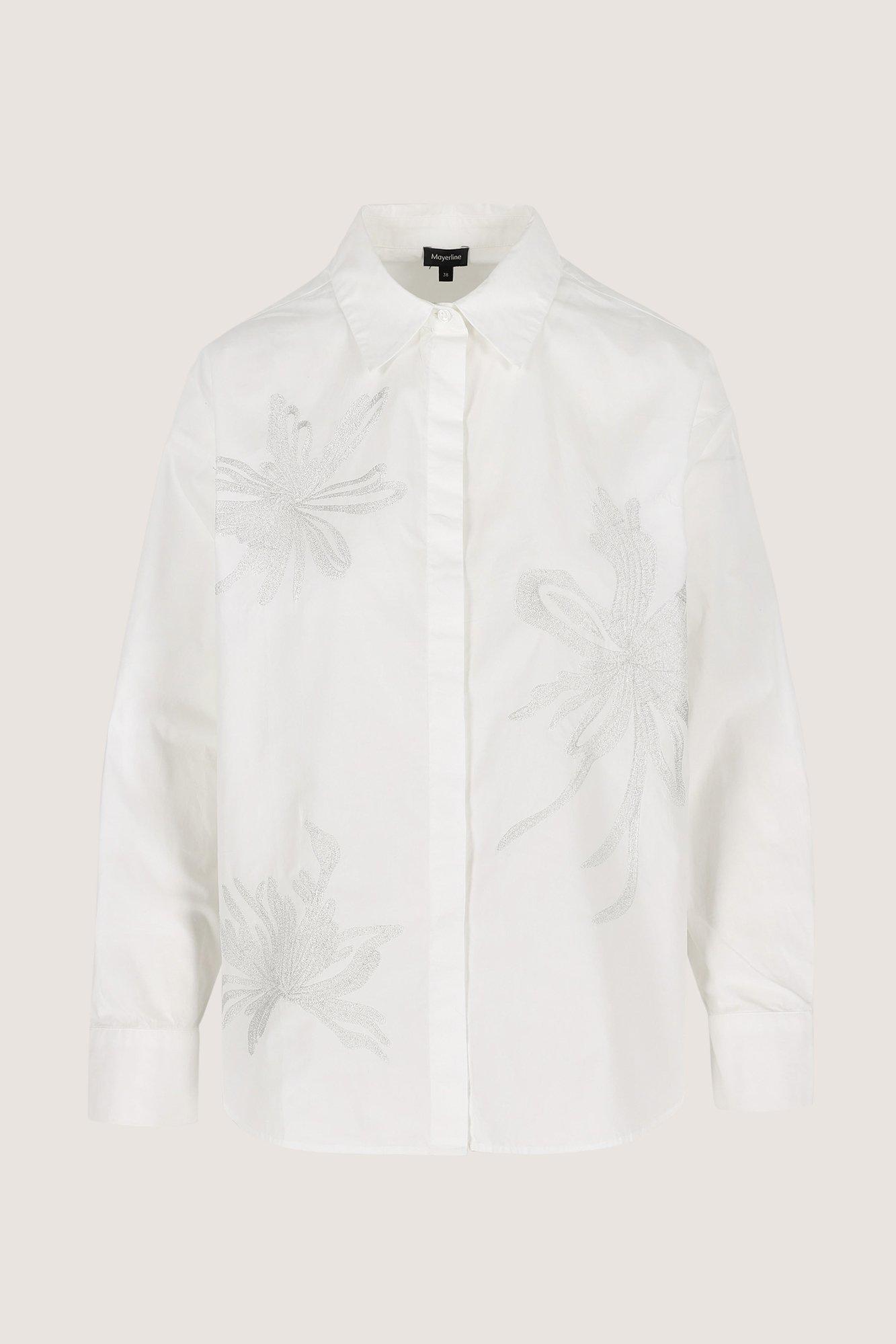 Chemises - Chemise brod&eacute;e en coton