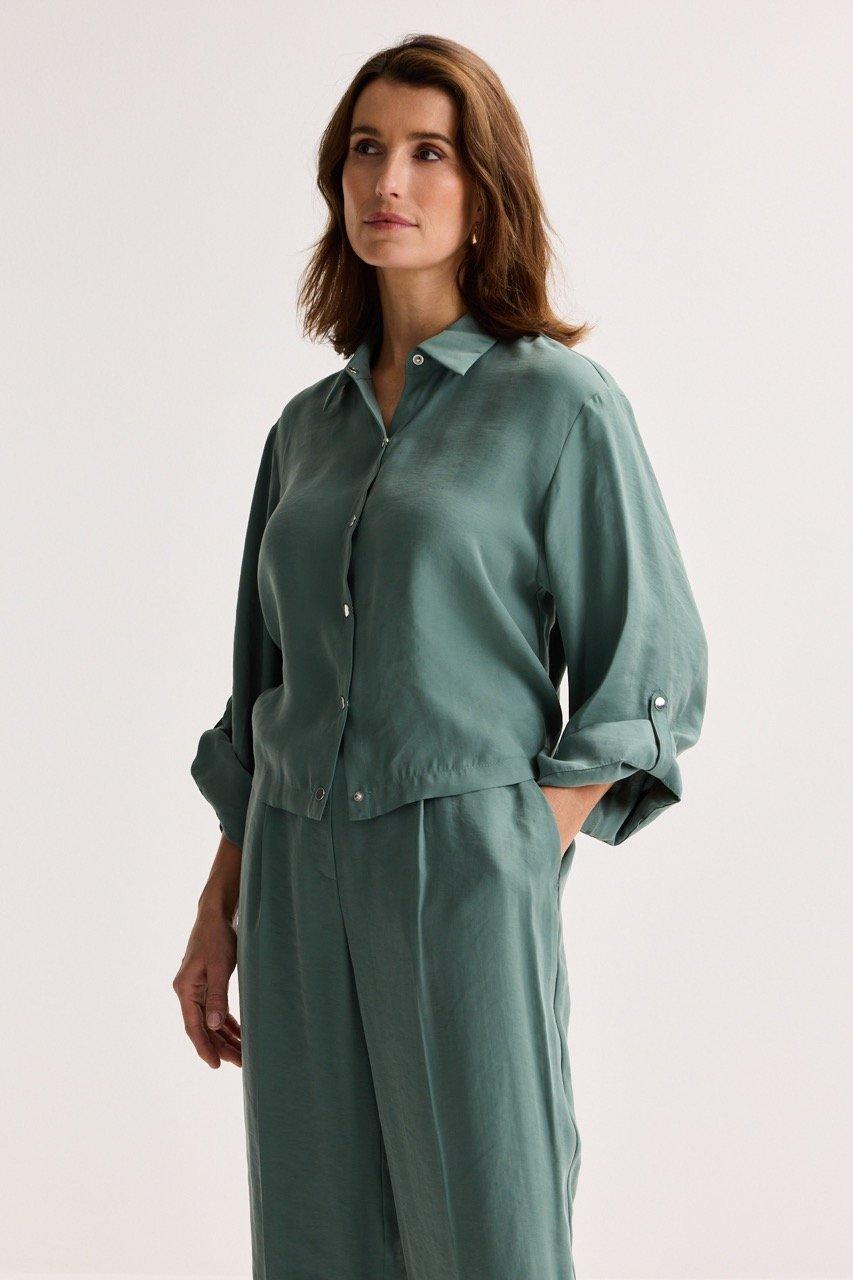 Blouson en m&eacute;lange modal