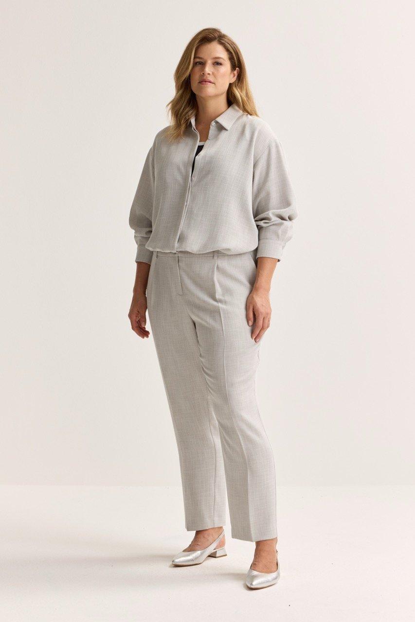 Hemden - Hemdblouse in linnenlook