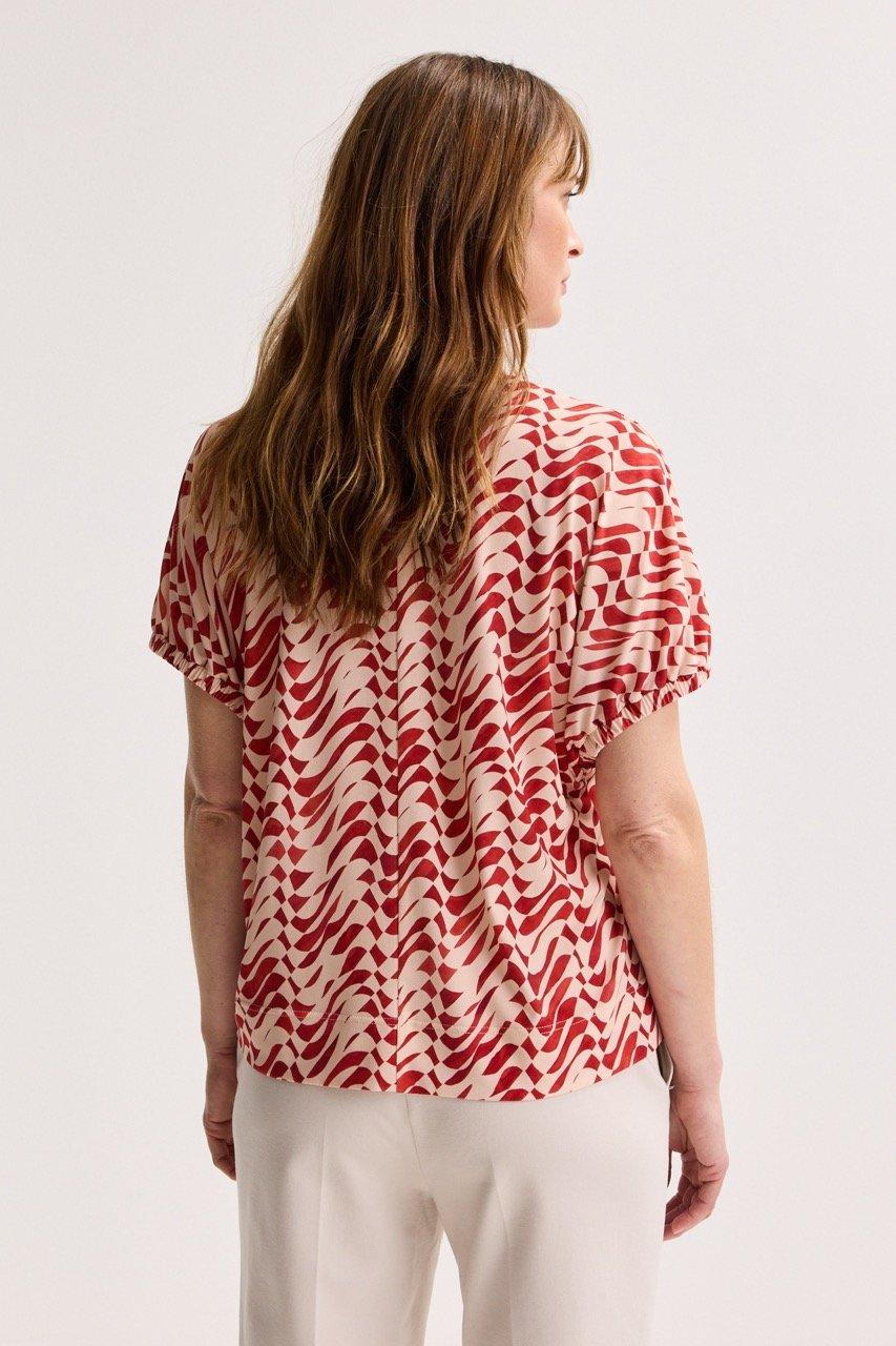 Chemises - Blouse &agrave; imprim&eacute; graphique