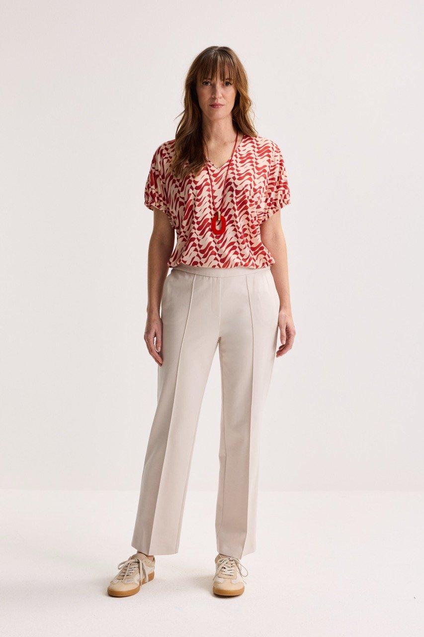 Chemises - Blouse &agrave; imprim&eacute; graphique