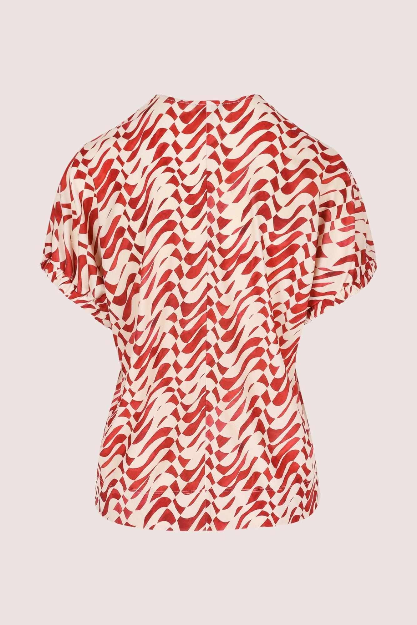 Chemises - Blouse &agrave; imprim&eacute; graphique