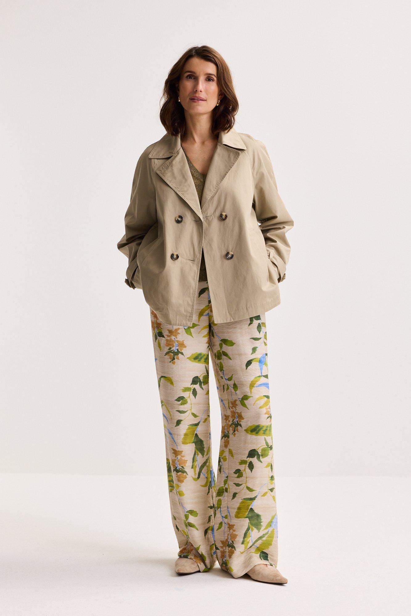 Pantalons - Pantalon flou imprim&eacute;