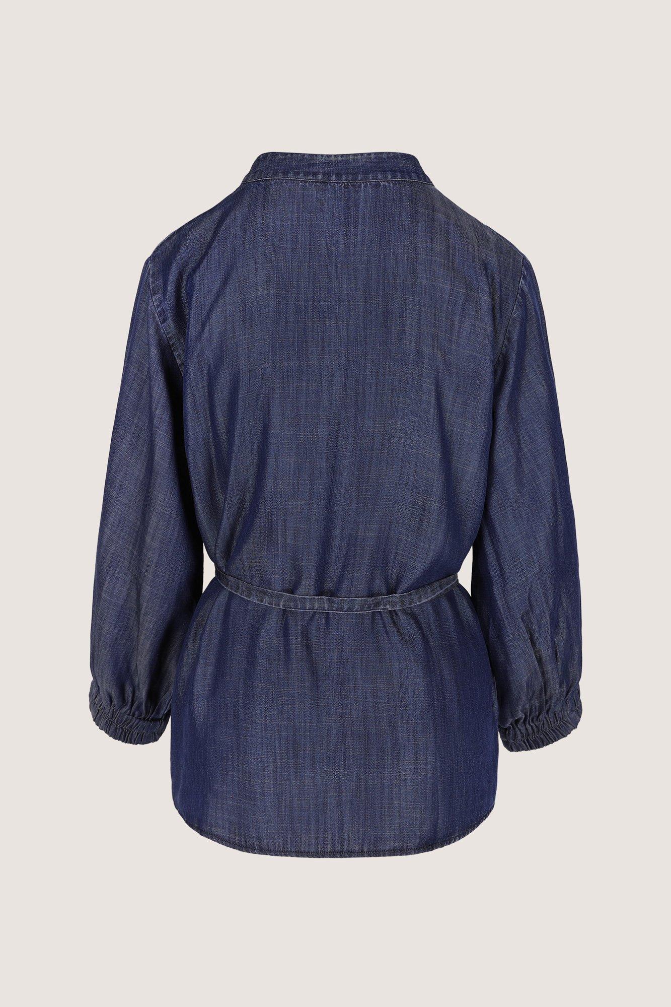 Hemden - Tuniek in lyocell denim
