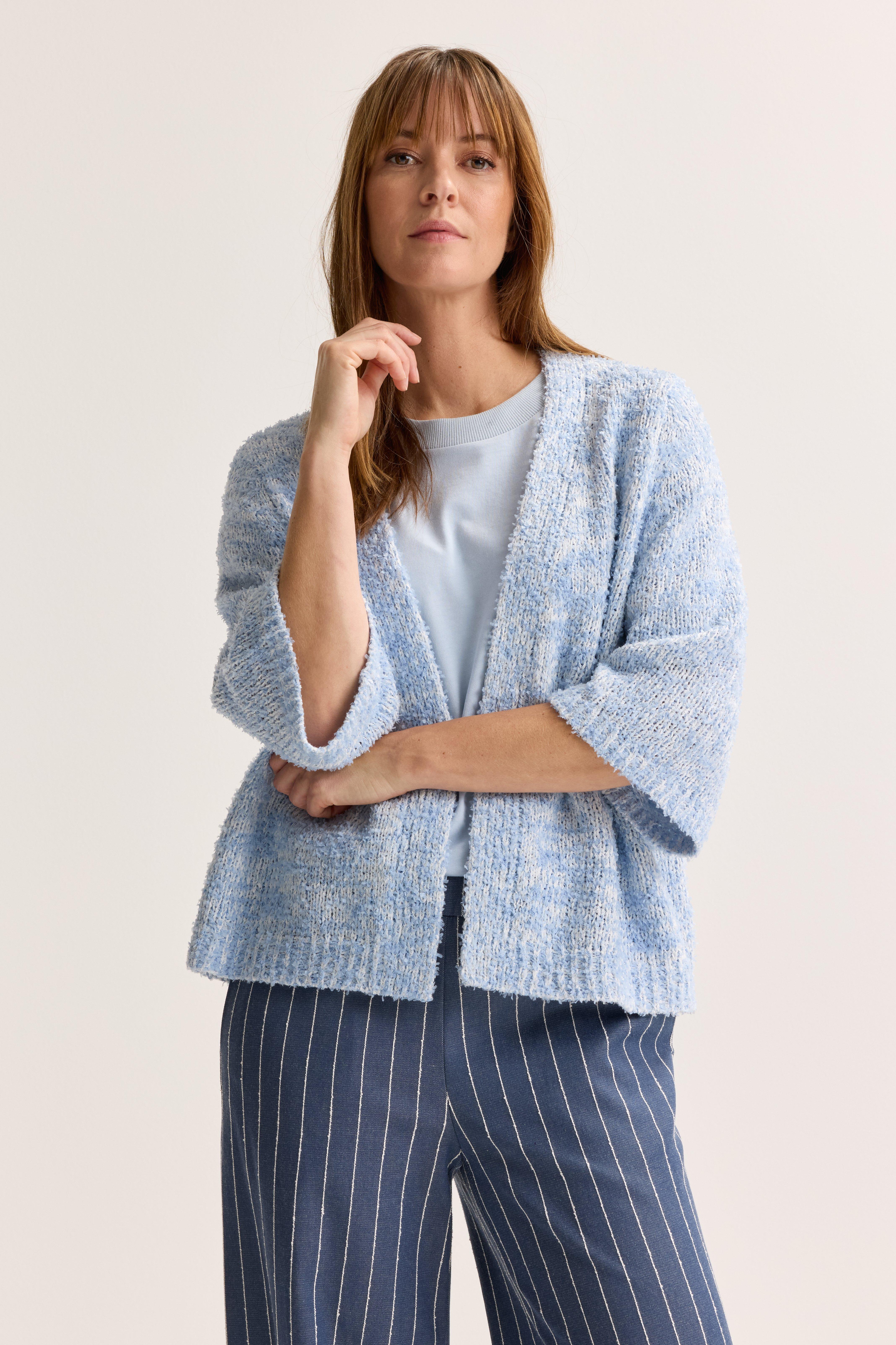 Cardigan met wijde mouw