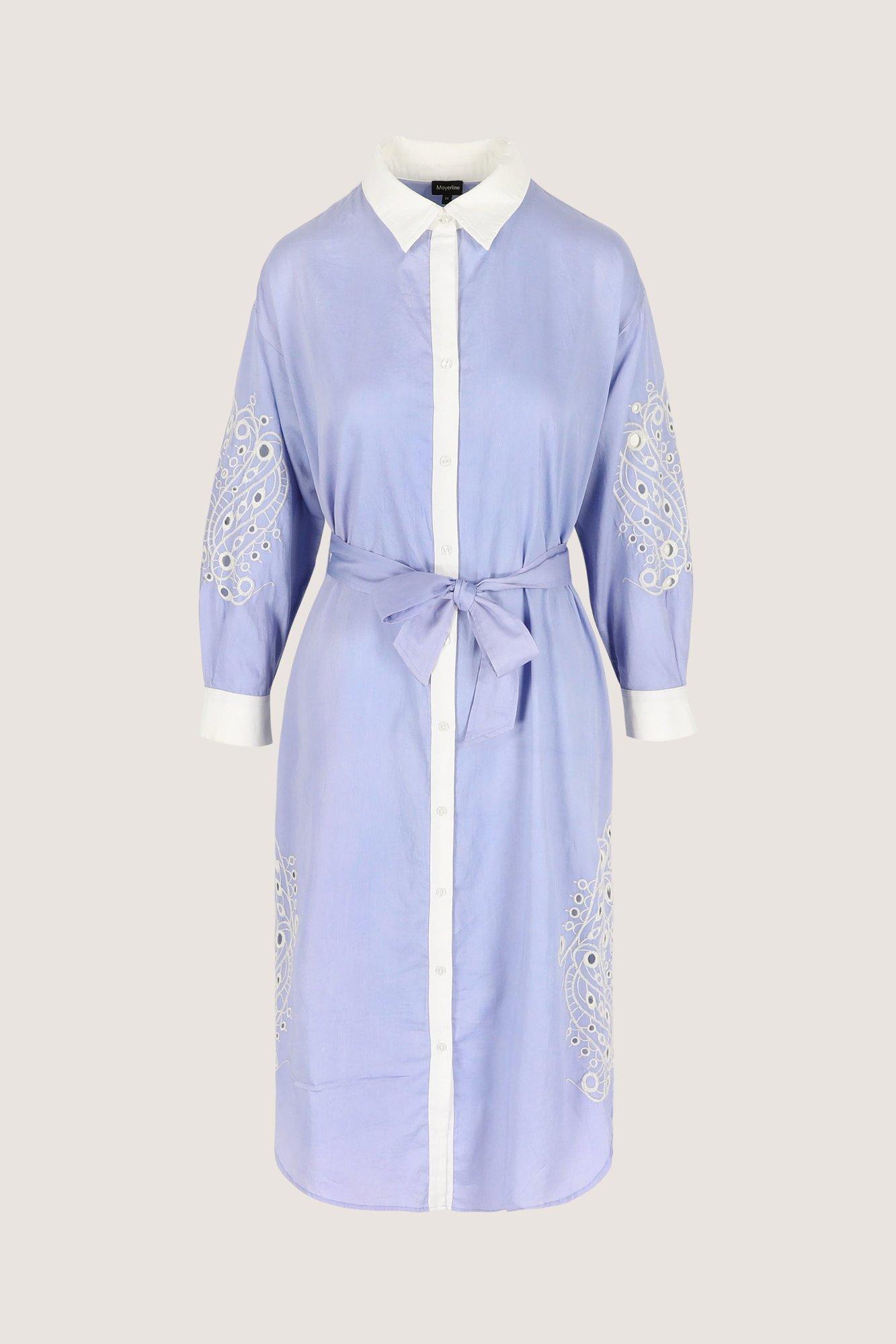 Robes - Robe-chemise brod&eacute;e
