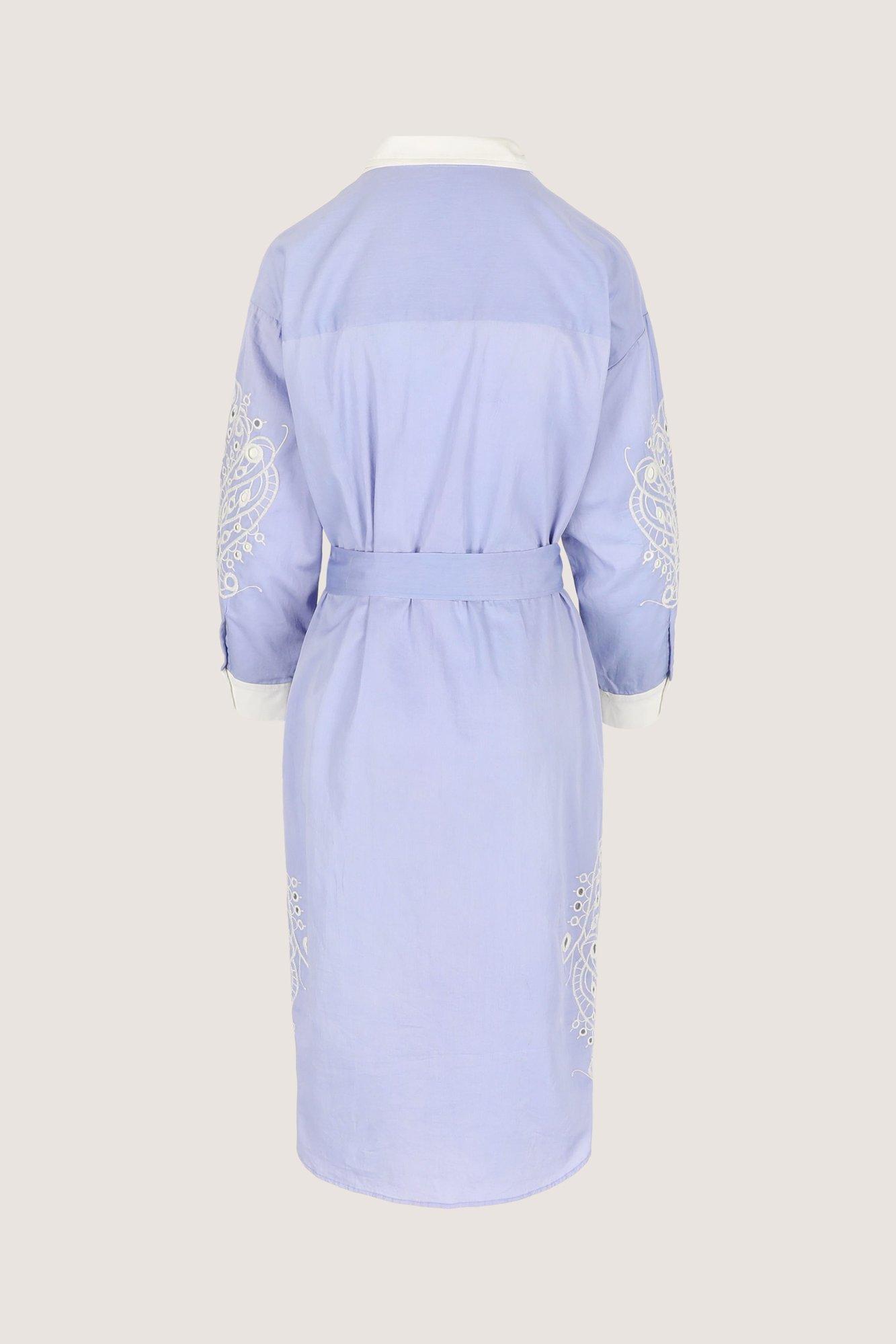 Robes - Robe-chemise brod&eacute;e
